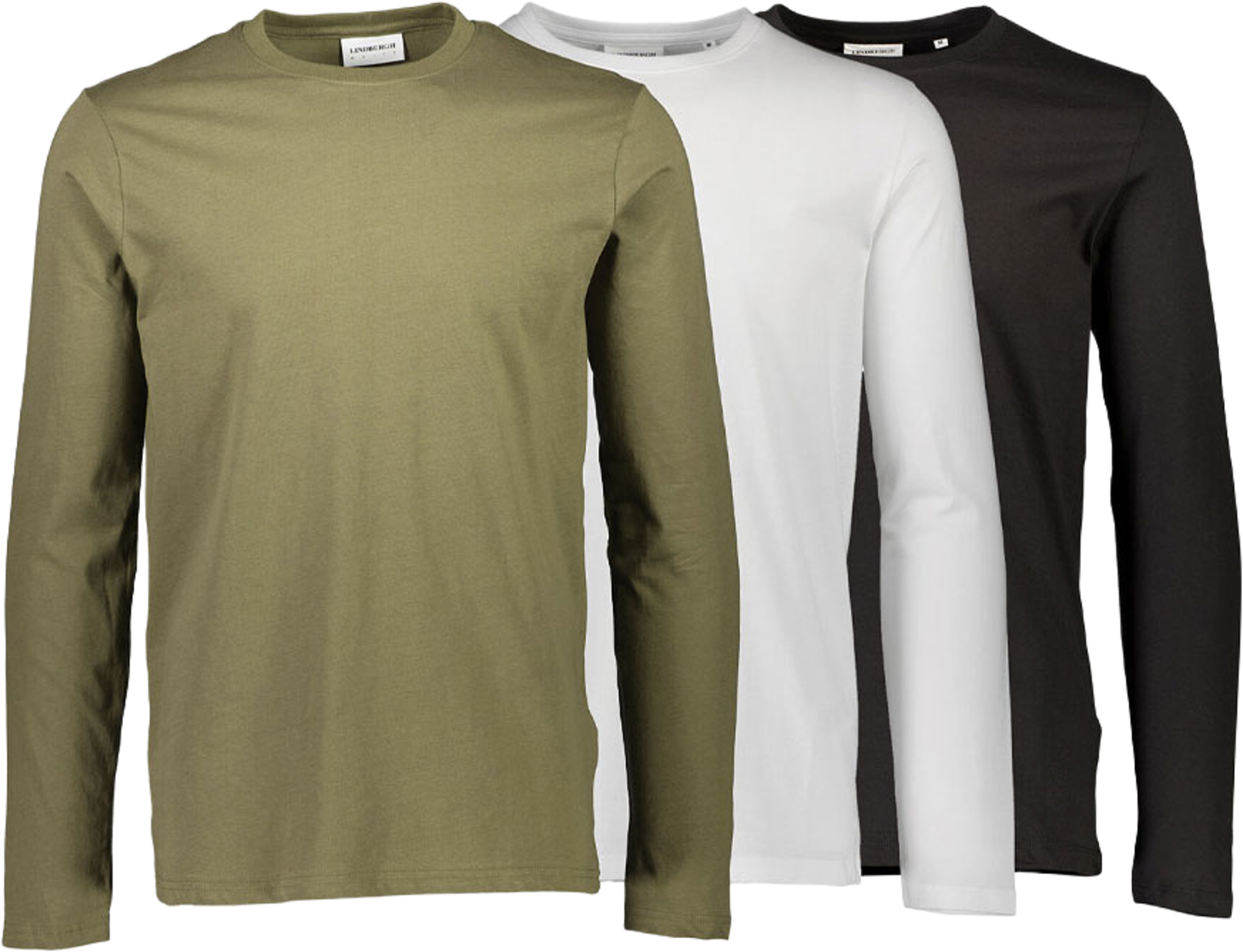 3PK basic T-shirt, från Lindbergh, i färgen Bl-wh-ar. Klicka för att öppna bilden i stort format