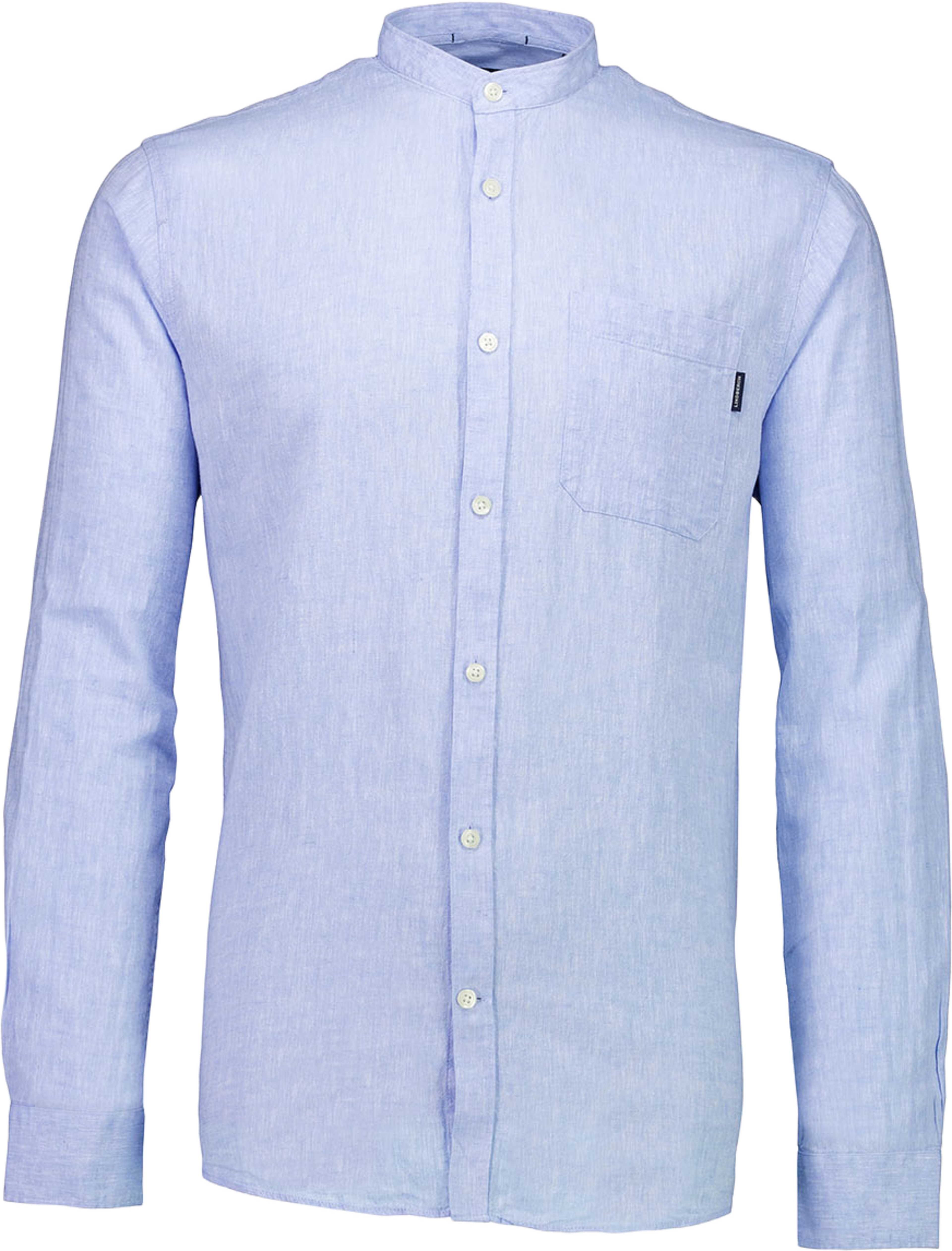 Lindbergh Cotton/linen Shirt L/S, från Lindbergh, i färgen Sky Blue. Klicka för att öppna bilden i stort format