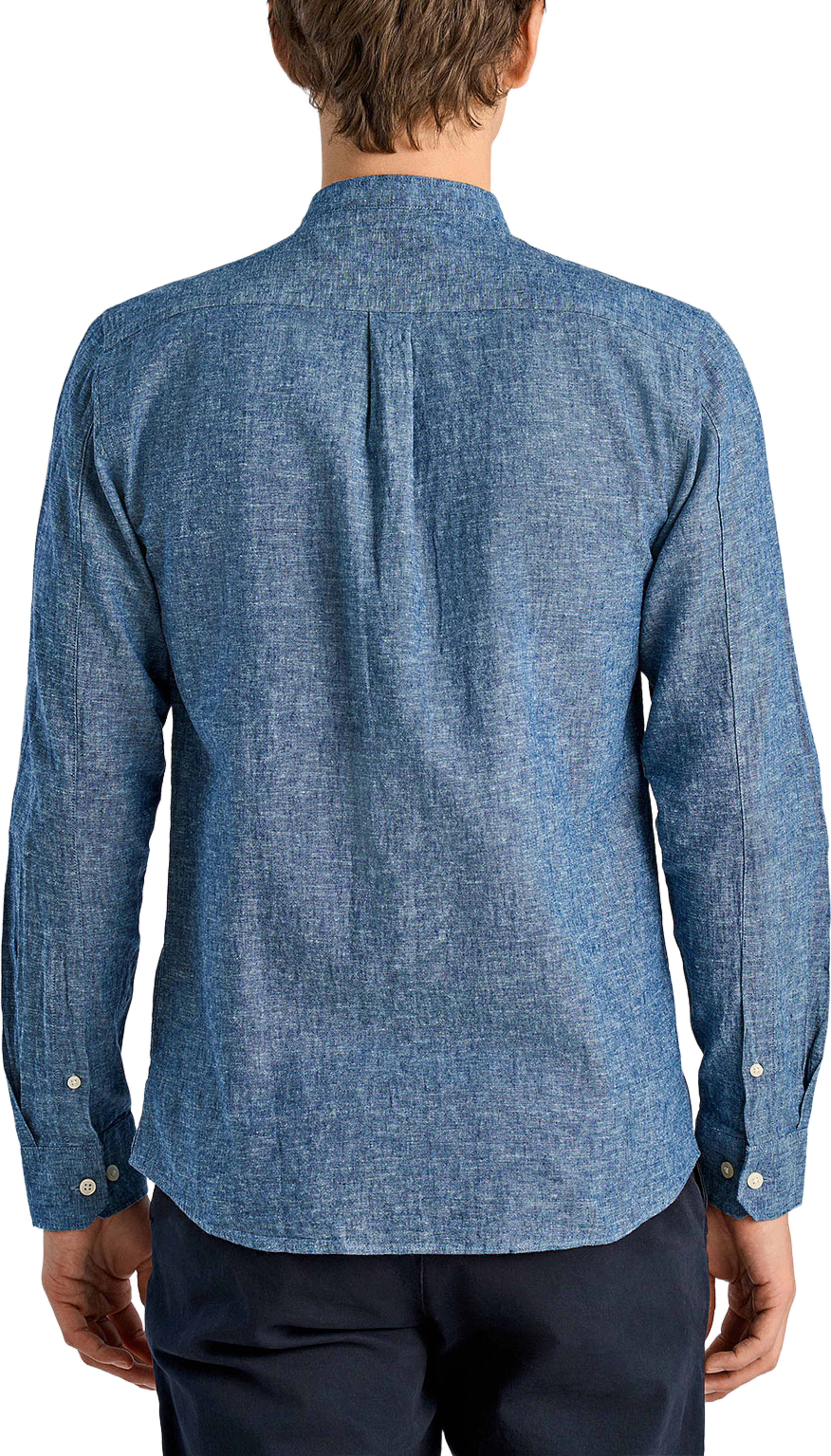 Lindbergh Cotton/linen Shirt L/S, från Lindbergh, i färgen Navy. Klicka för att öppna bilden i stort format