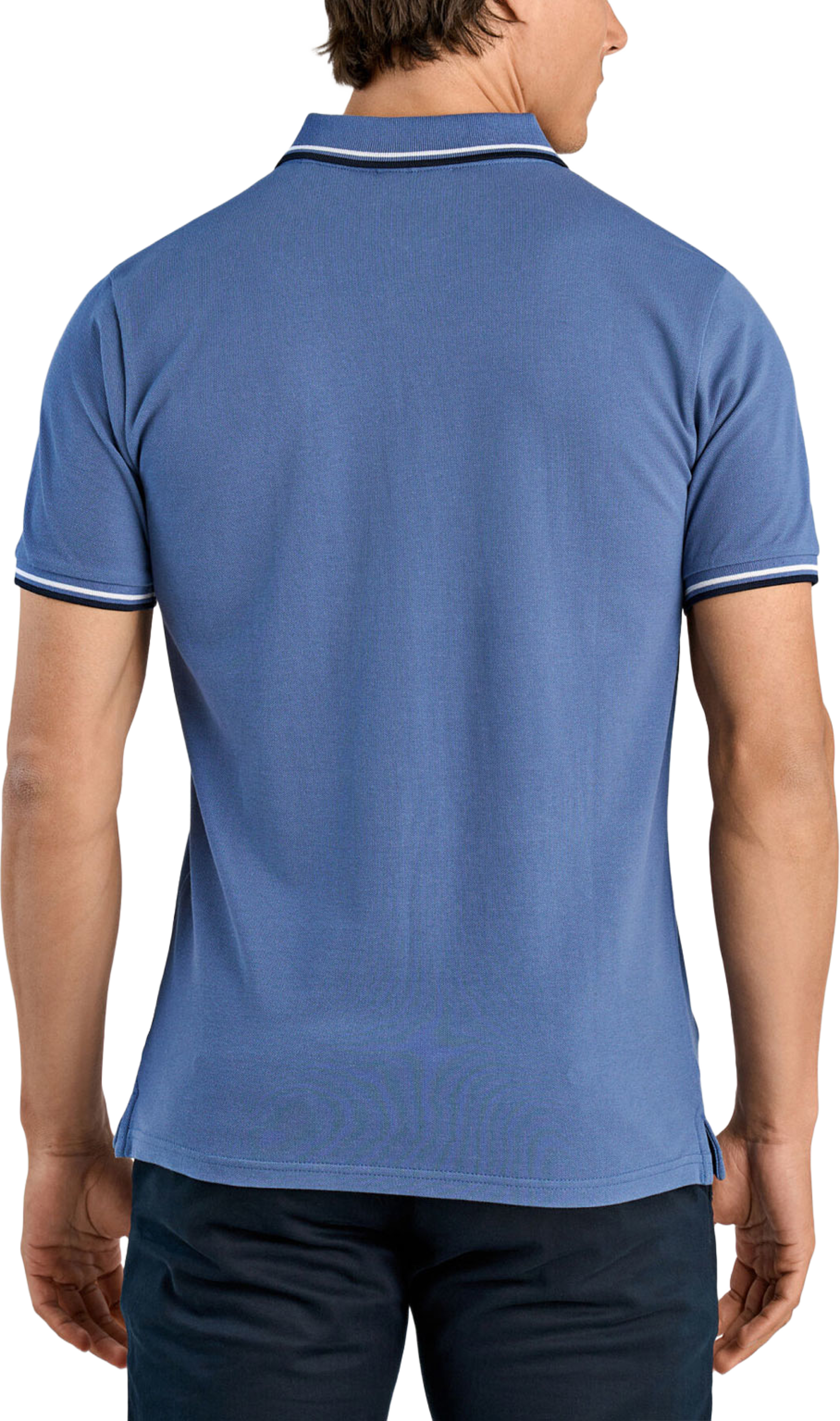 Polo shirt w. contrast piping, från Lindbergh, i färgen Indigo Blue. Klicka för att öppna bilden i stort format