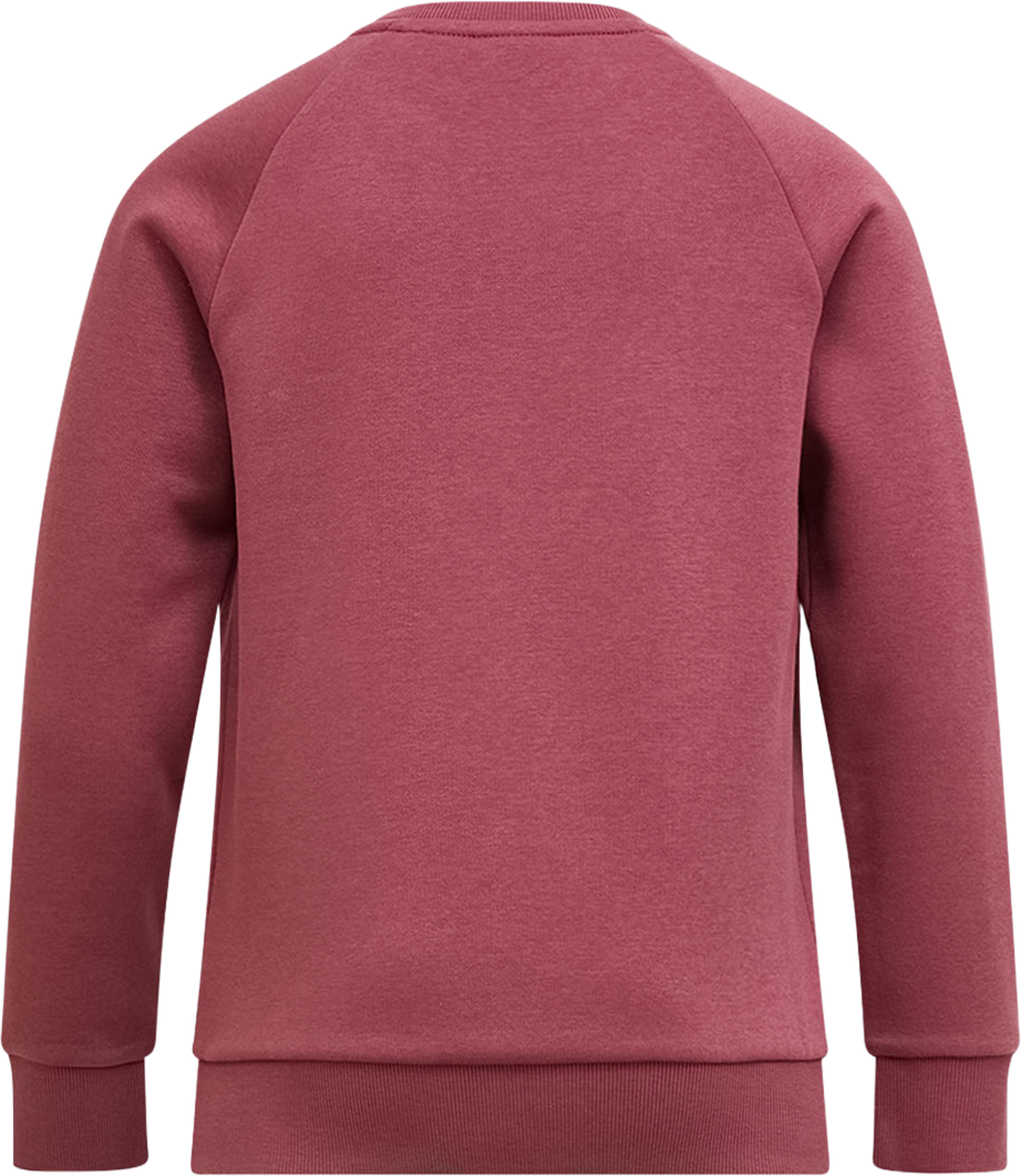 Jr Original Small Logo Crew, från Peak Performance, i färgen Wild Rouge. Klicka för att öppna bilden i stort format