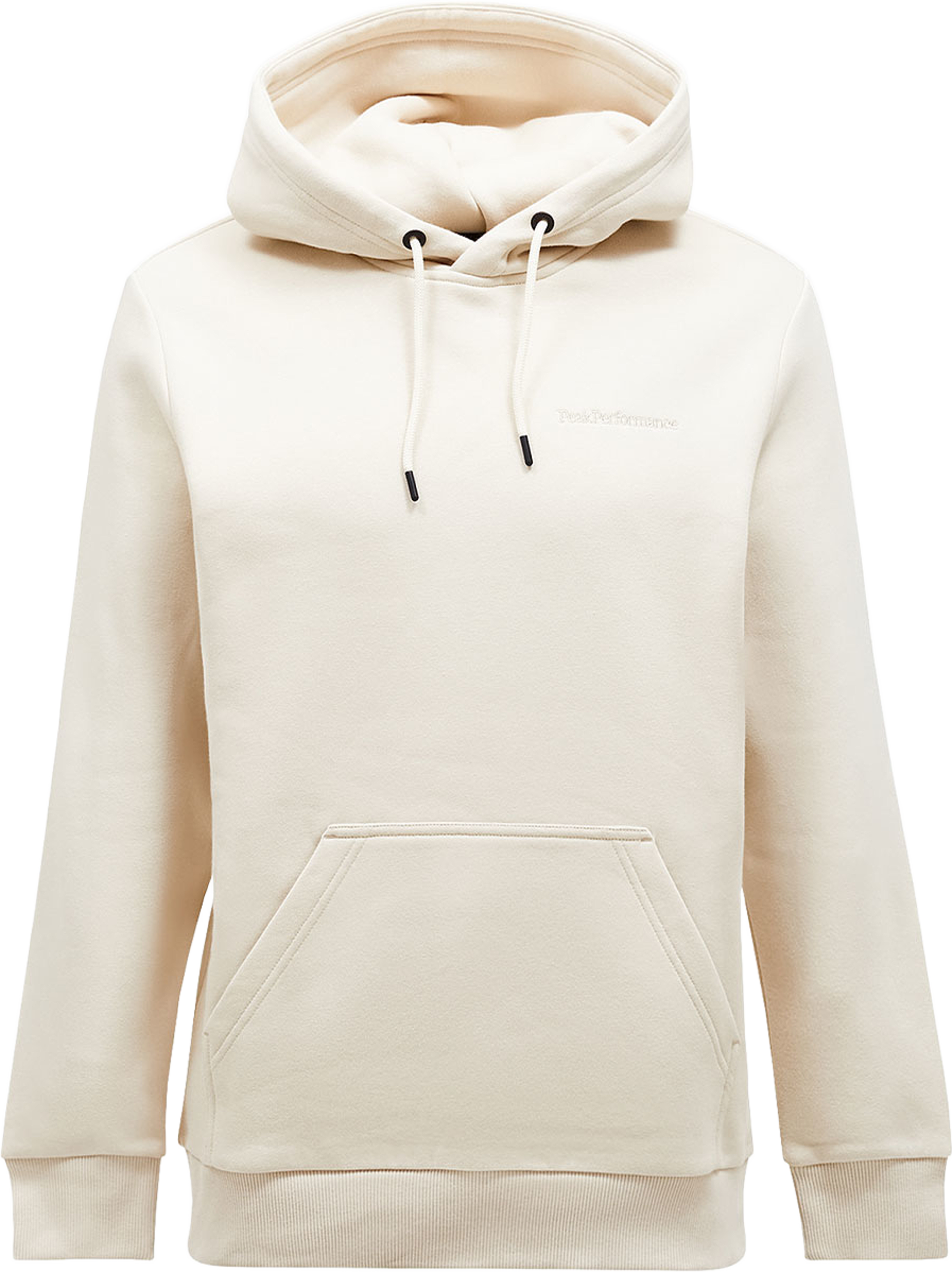 Jr Original Small Logo Hood, från Peak Performance, i färgen Sand Fog. Klicka för att öppna bilden i stort format