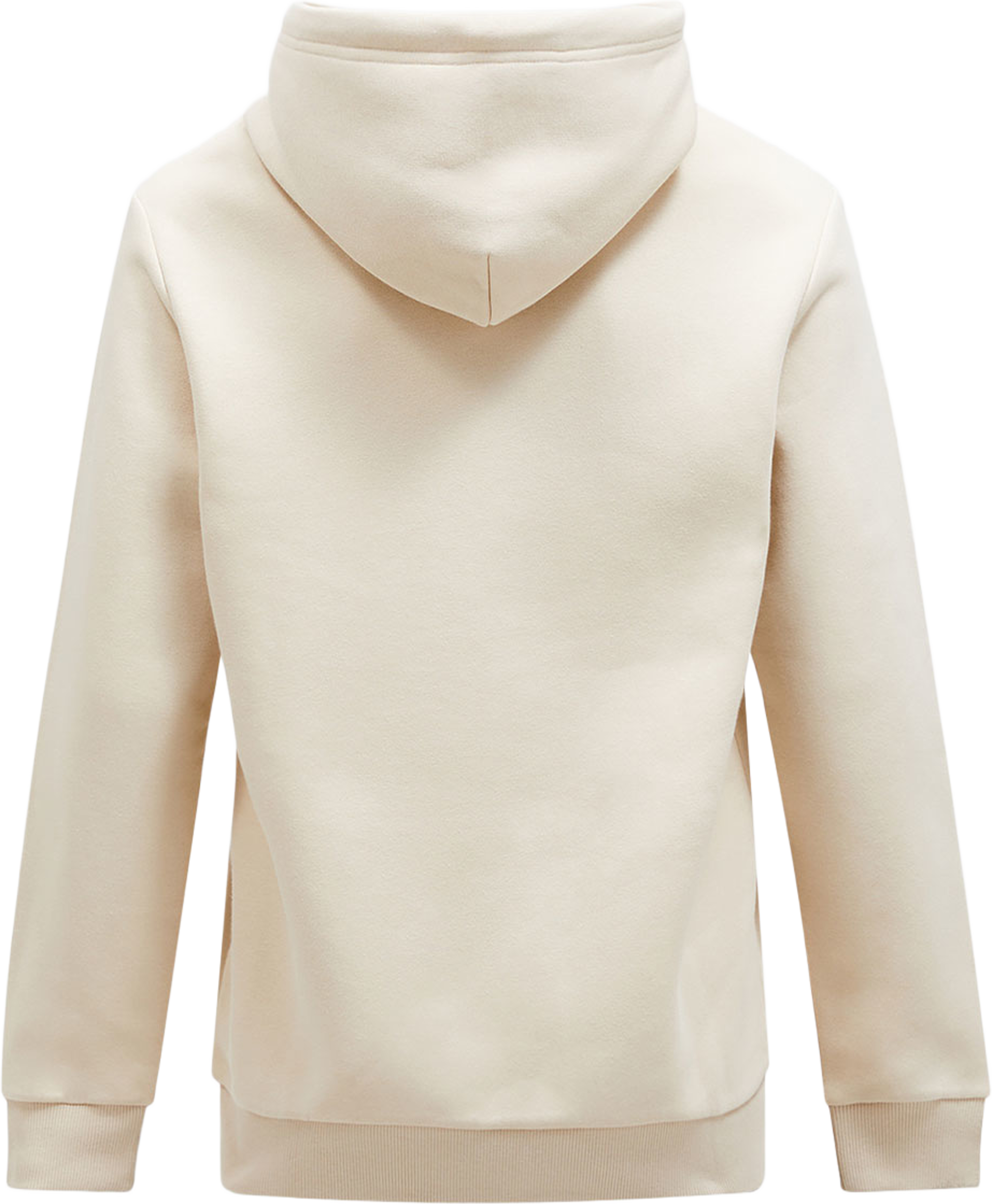 Jr Original Small Logo Hood, från Peak Performance, i färgen Sand Fog. Klicka för att öppna bilden i stort format