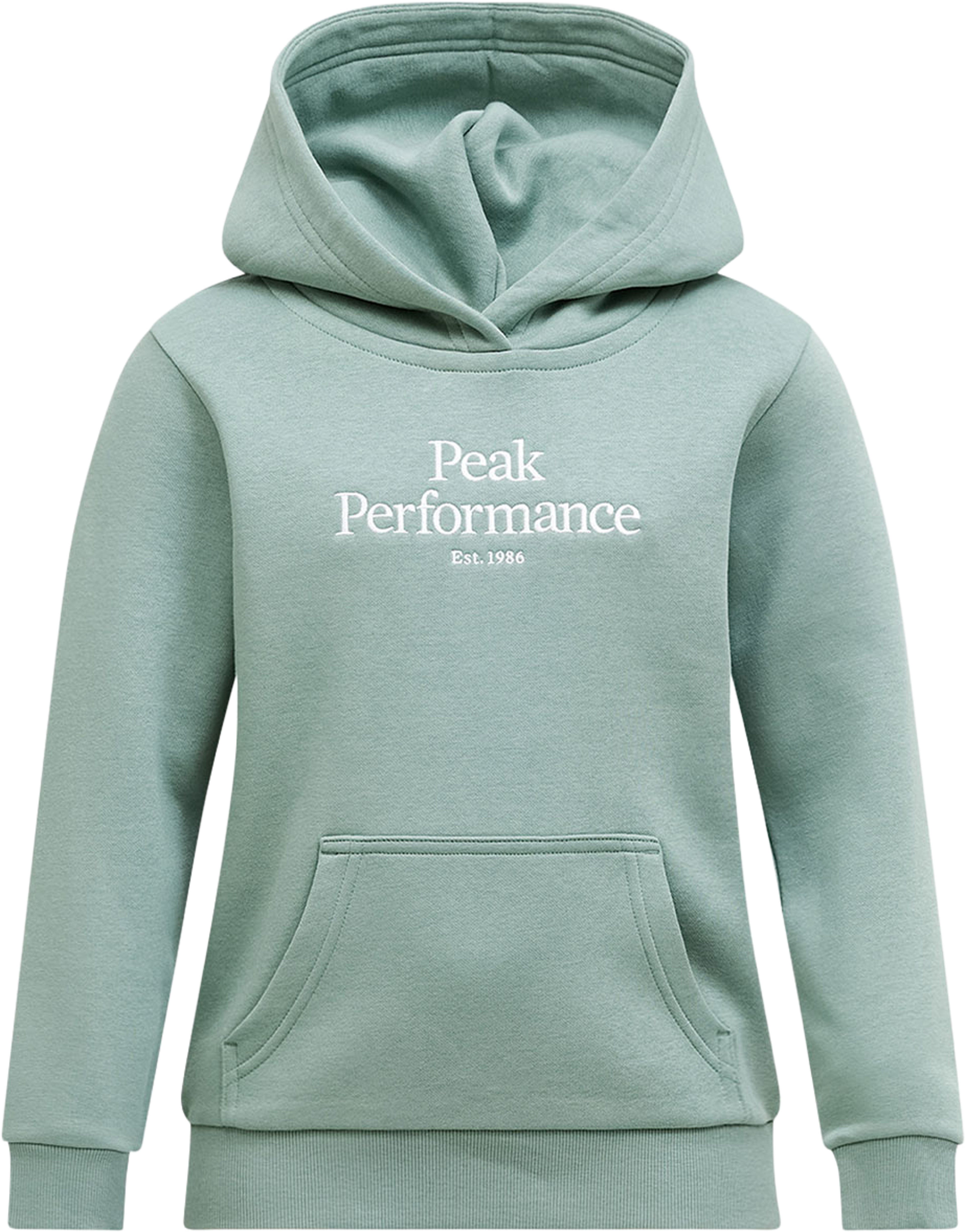 Jr Original Hood, från Peak Performance, i färgen Green Valley. Klicka för att öppna bilden i stort format