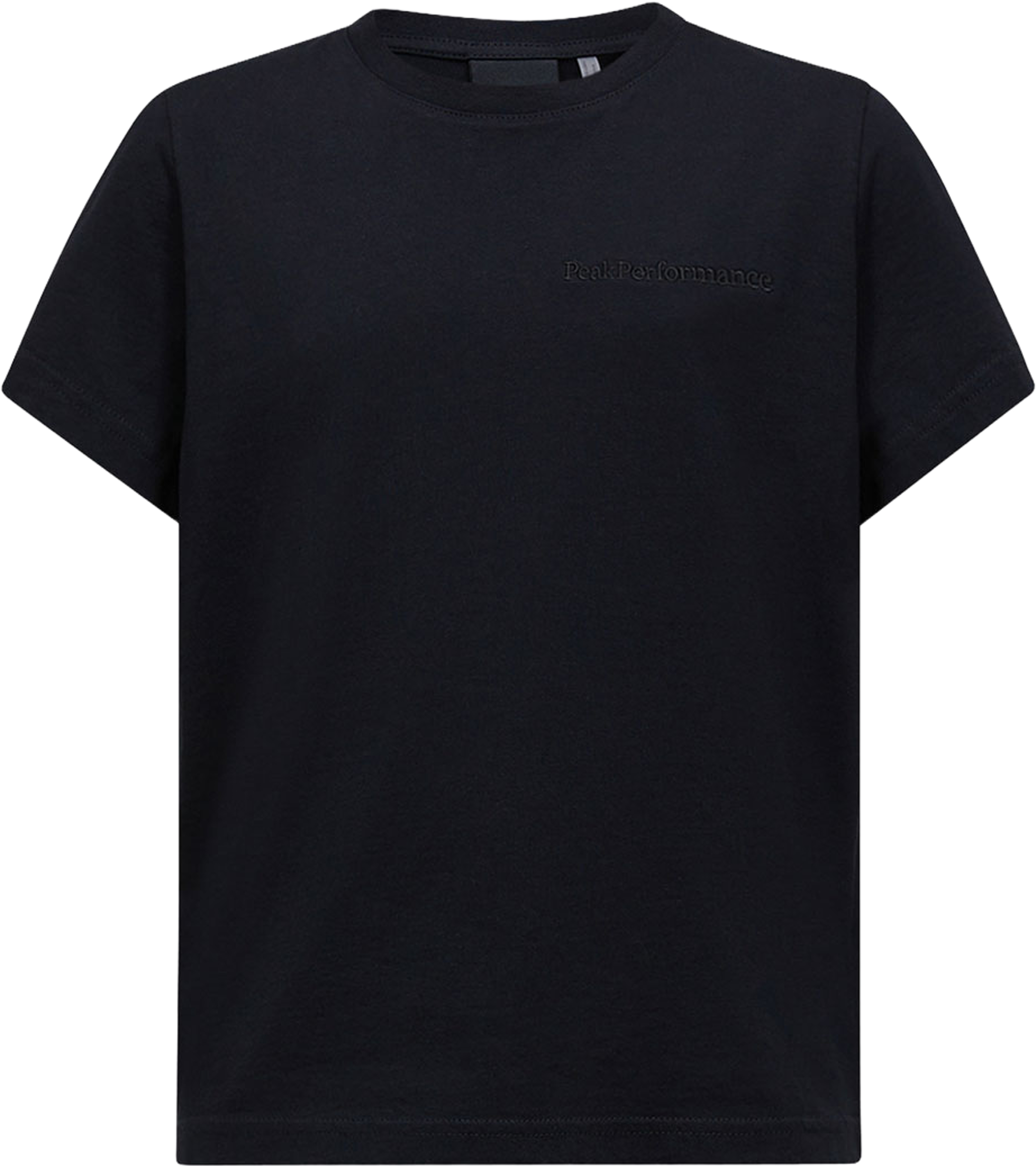 Jr Original Small Logo Tee, från Peak Performance, i färgen Black. Klicka för att öppna bilden i stort format