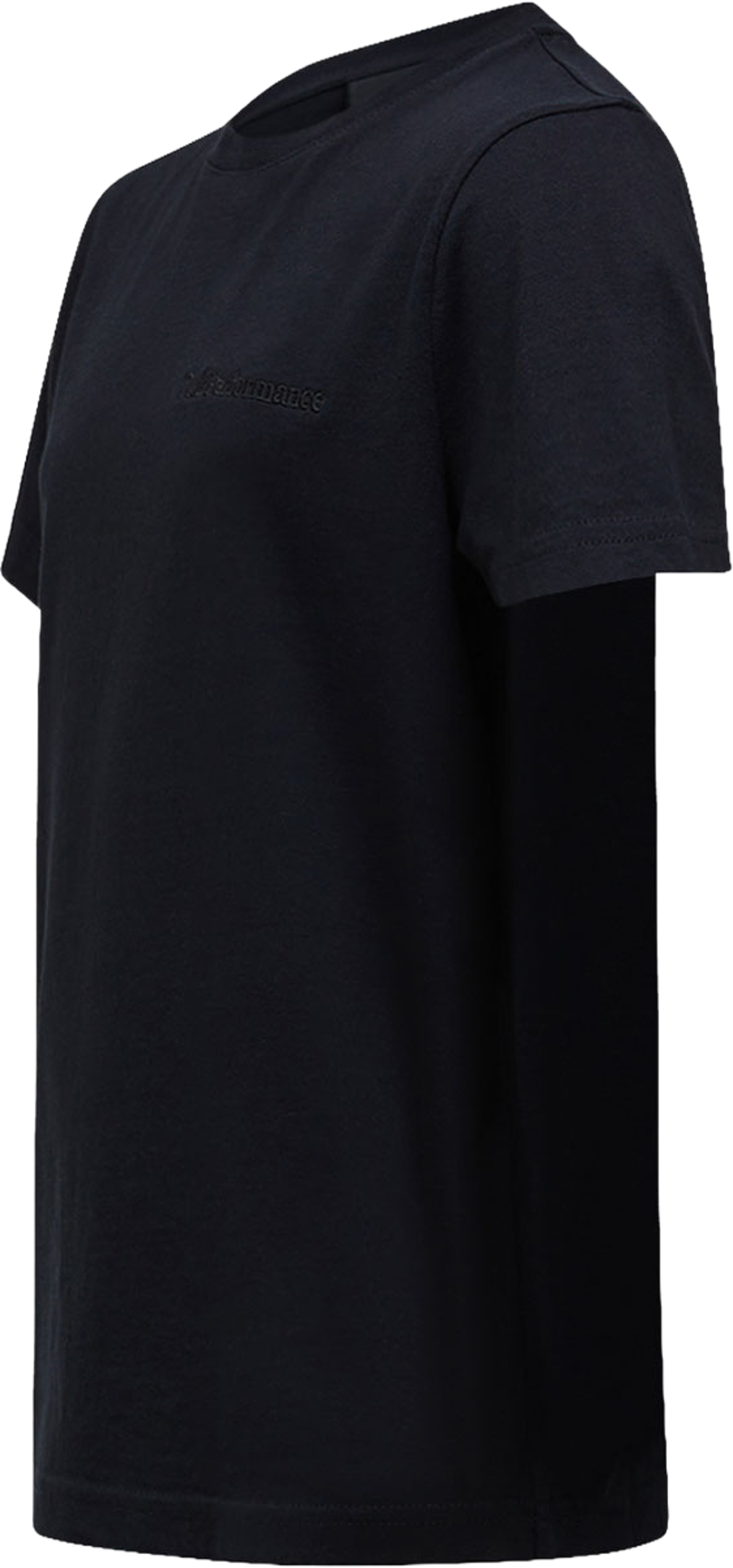 Jr Original Small Logo Tee, från Peak Performance, i färgen Black. Klicka för att öppna bilden i stort format