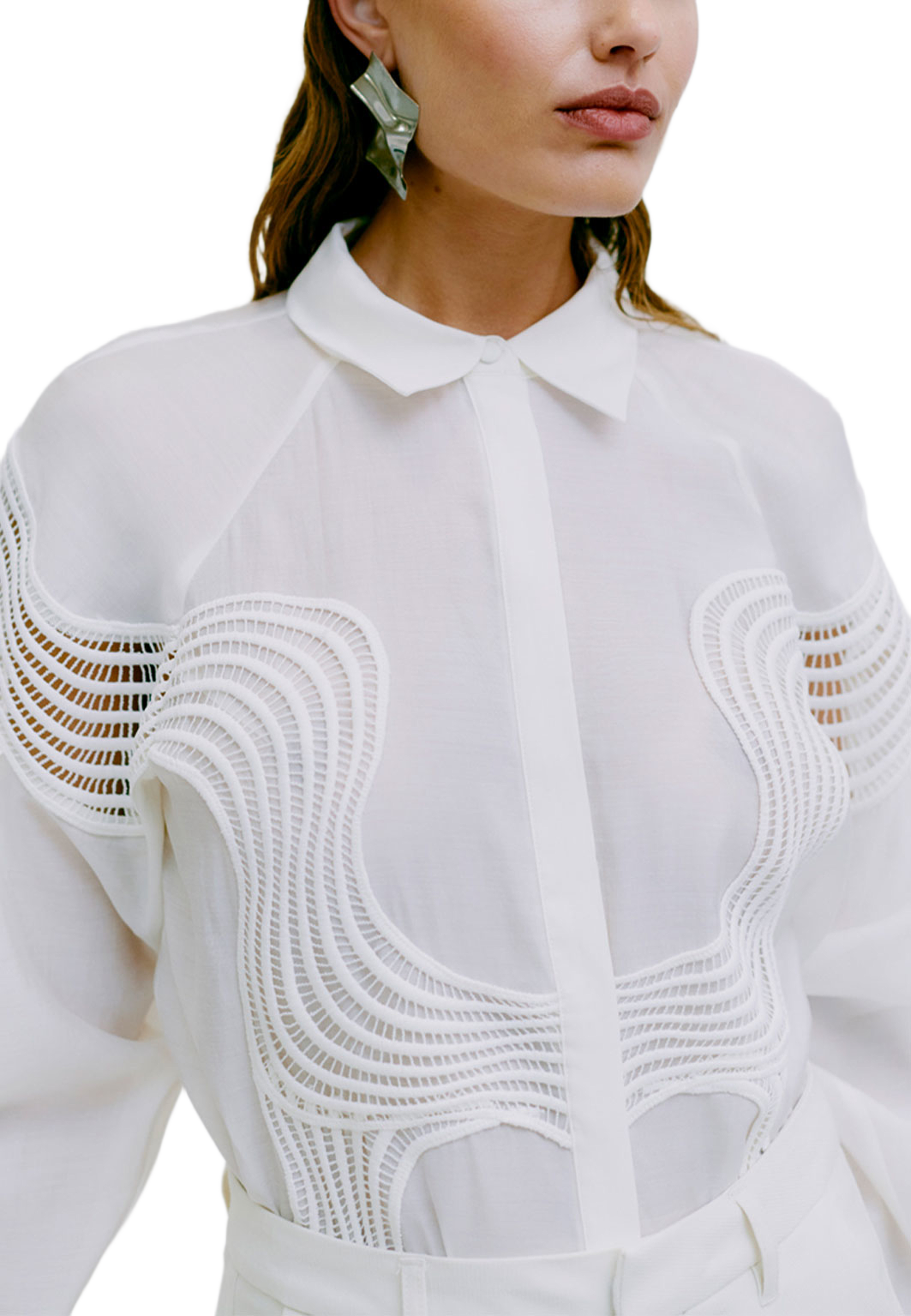 CMMOLLY-SHIRT, från Copenhagen Muse, i färgen Jet Stream. Klicka för att öppna bilden i stort format