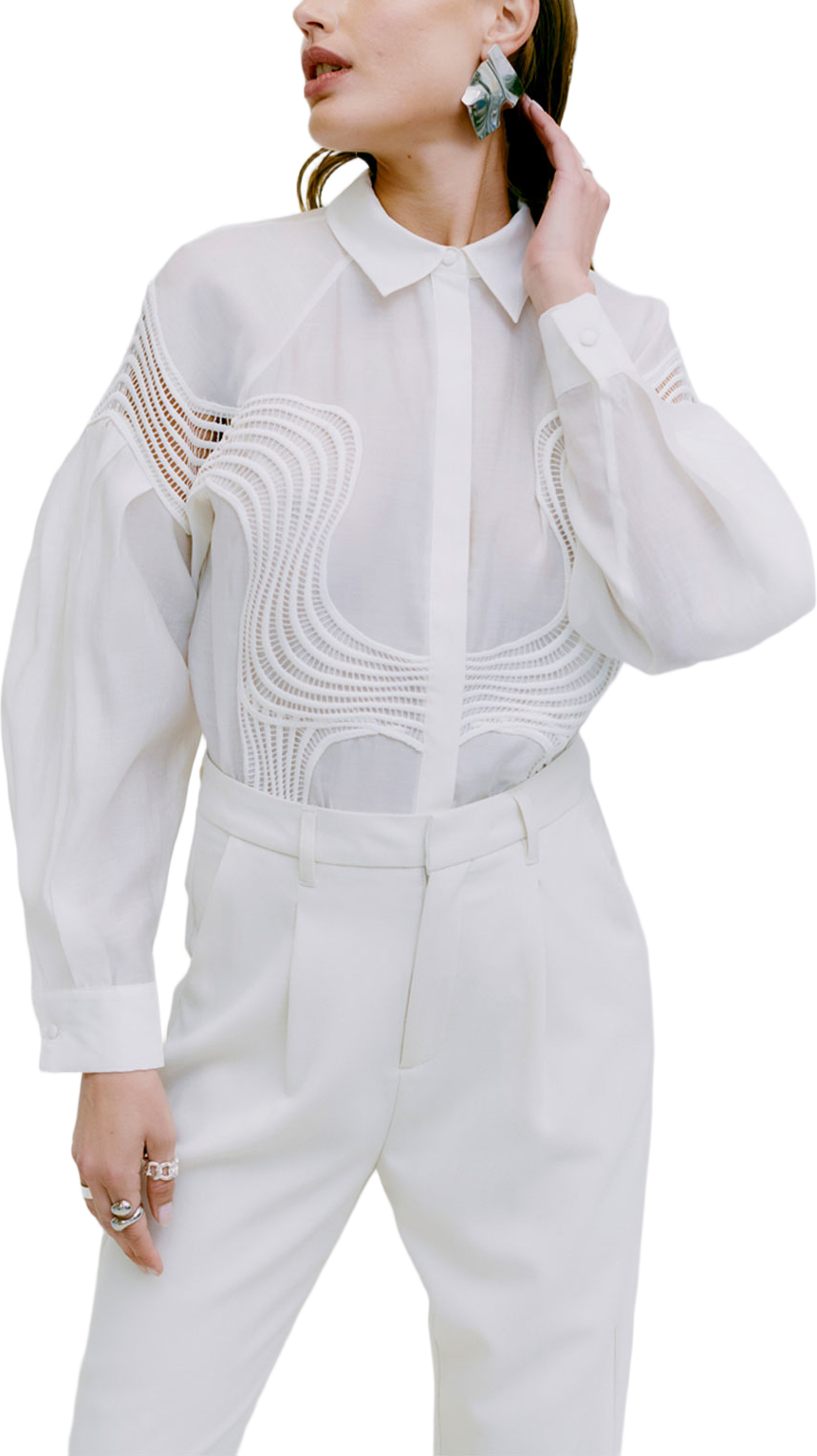 CMMOLLY-SHIRT, från Copenhagen Muse, i färgen Jet Stream. Klicka för att öppna bilden i stort format