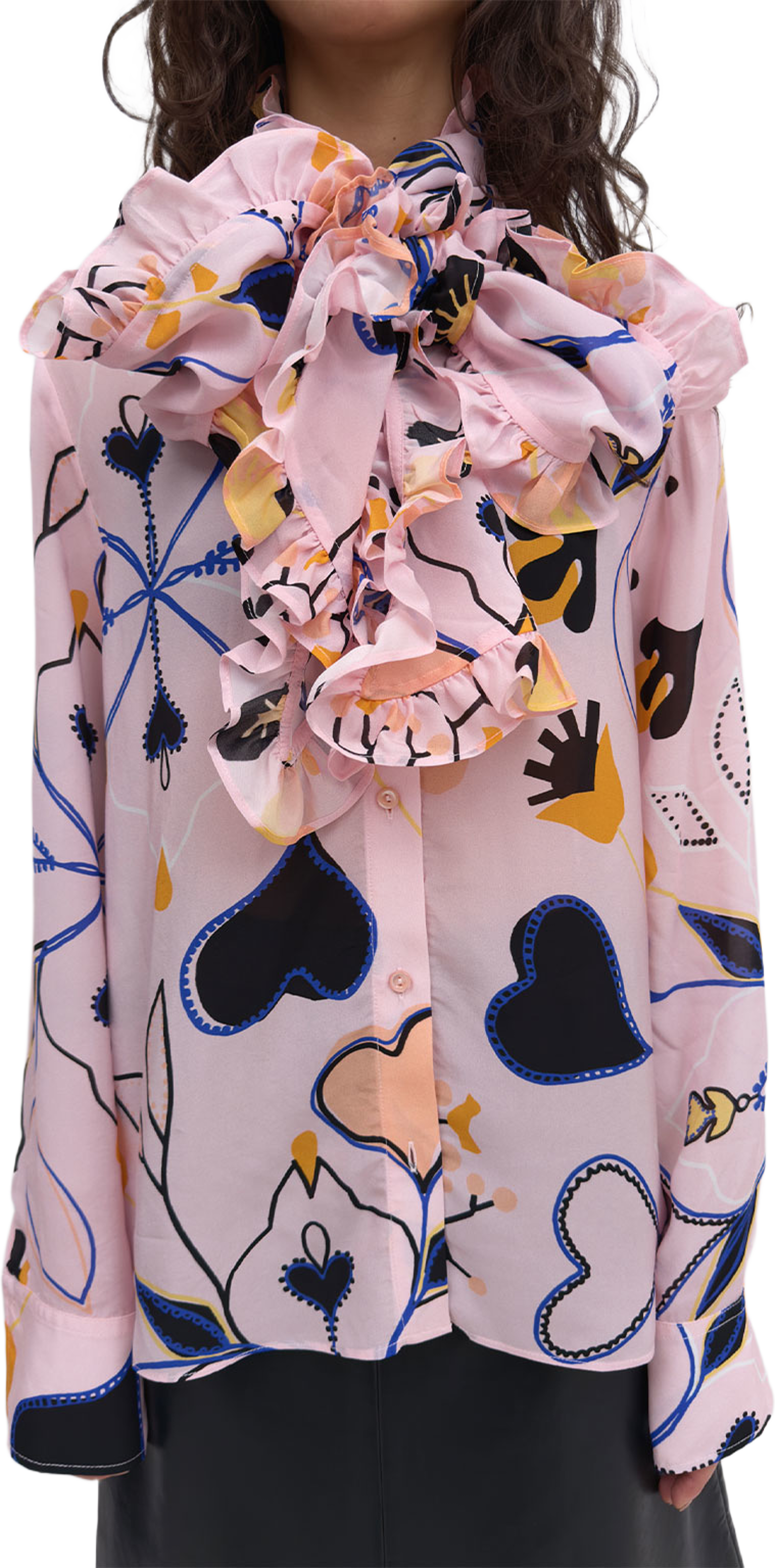 Meryl Print, från Rodebjer, i färgen Clouds Pink. Klicka för att öppna bilden i stort format