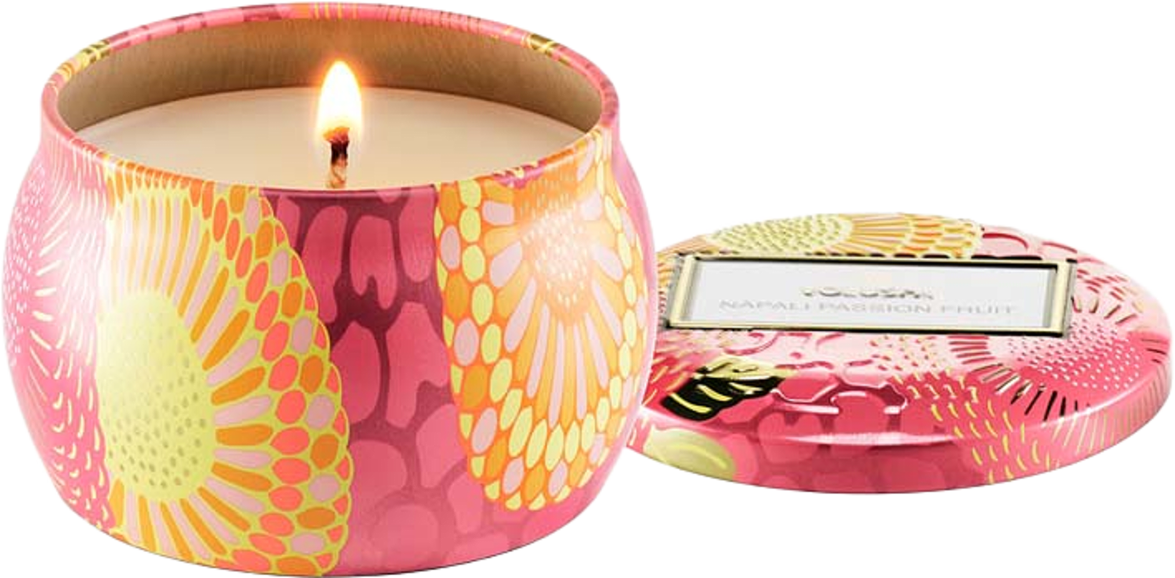 Nãpali Passion Fruit Mini Tin Candle, från Voluspa. Klicka för att öppna bilden i stort format