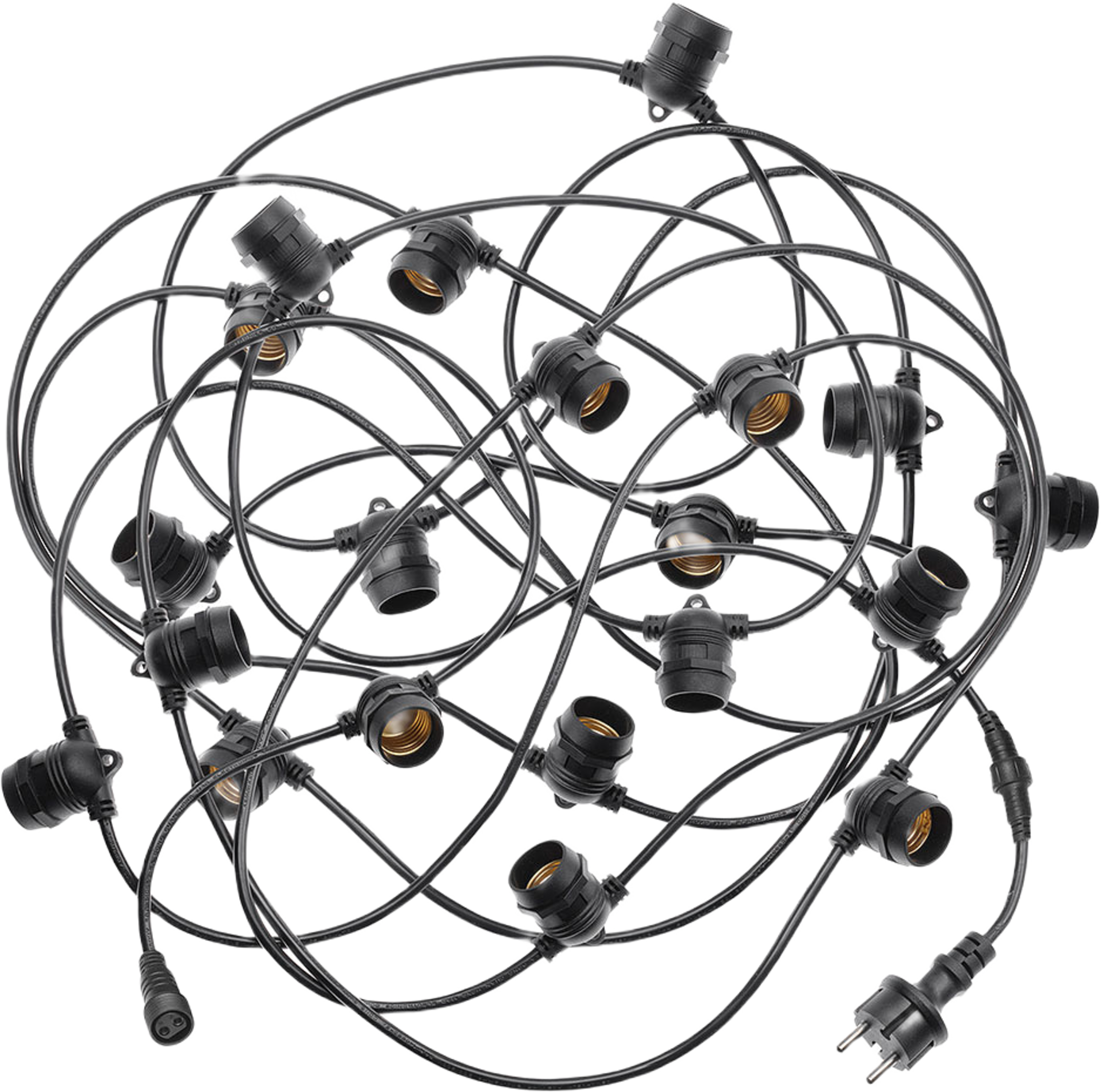 Ljusslinga 10m inomhus/utomhus, från Unison, i färgen Svart. Klicka för att öppna bilden i stort format