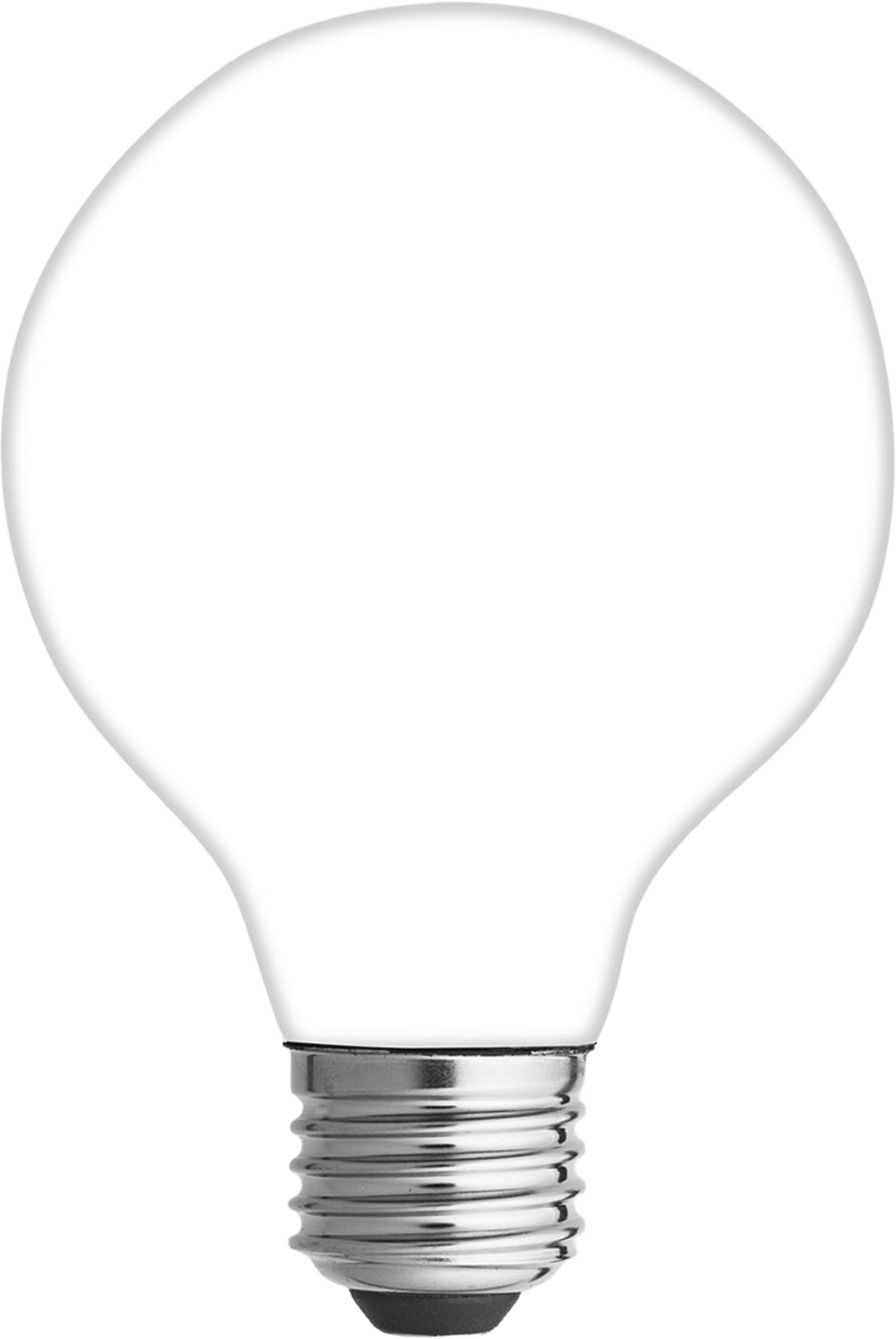 SATIN glob 80mm matt opal, från Unison, i färgen Matt Opal. Klicka för att öppna bilden i stort format