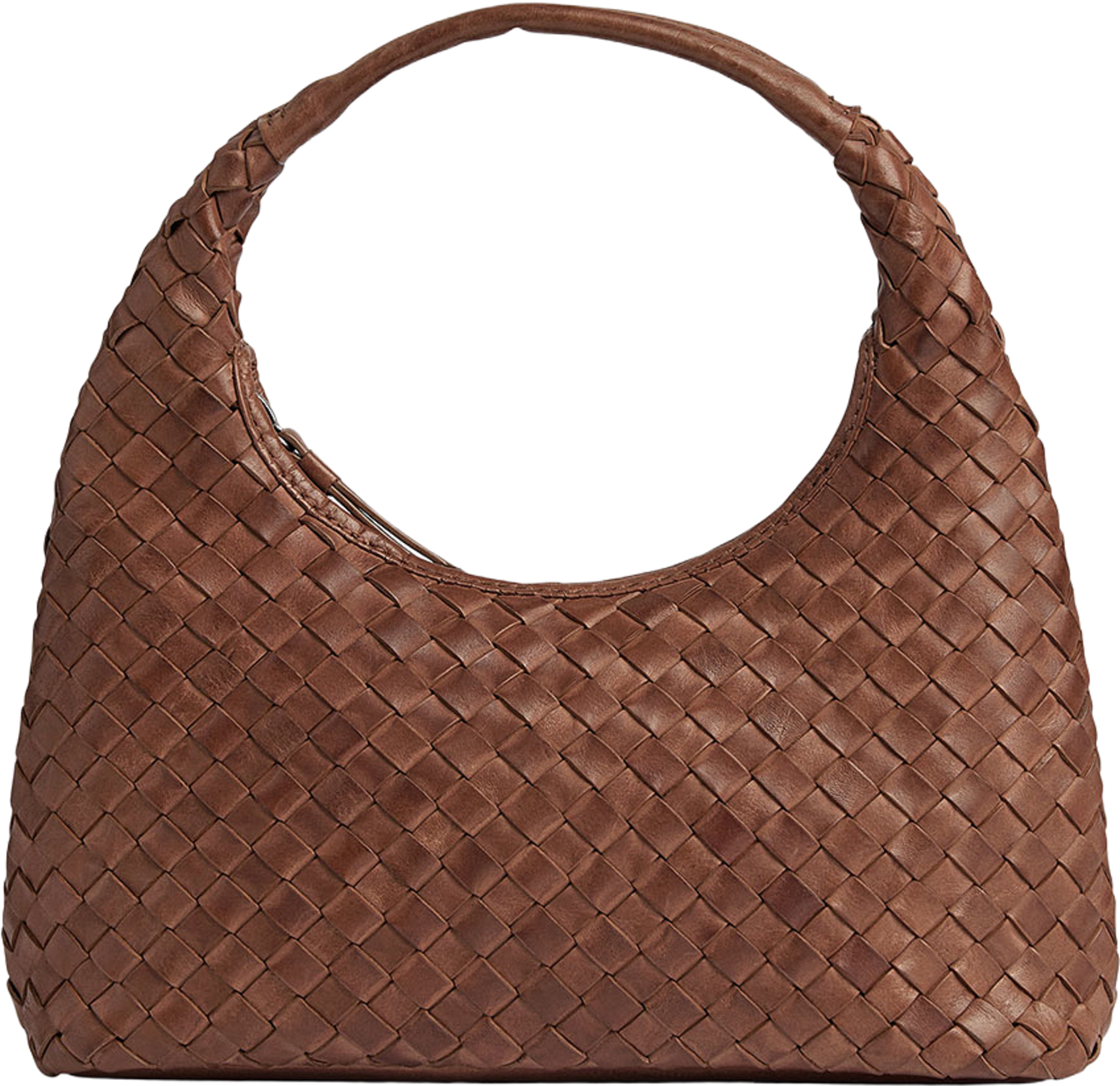 Hayma Handbag Weave, från Markberg, i färgen Cognac. Klicka för att öppna bilden i stort format