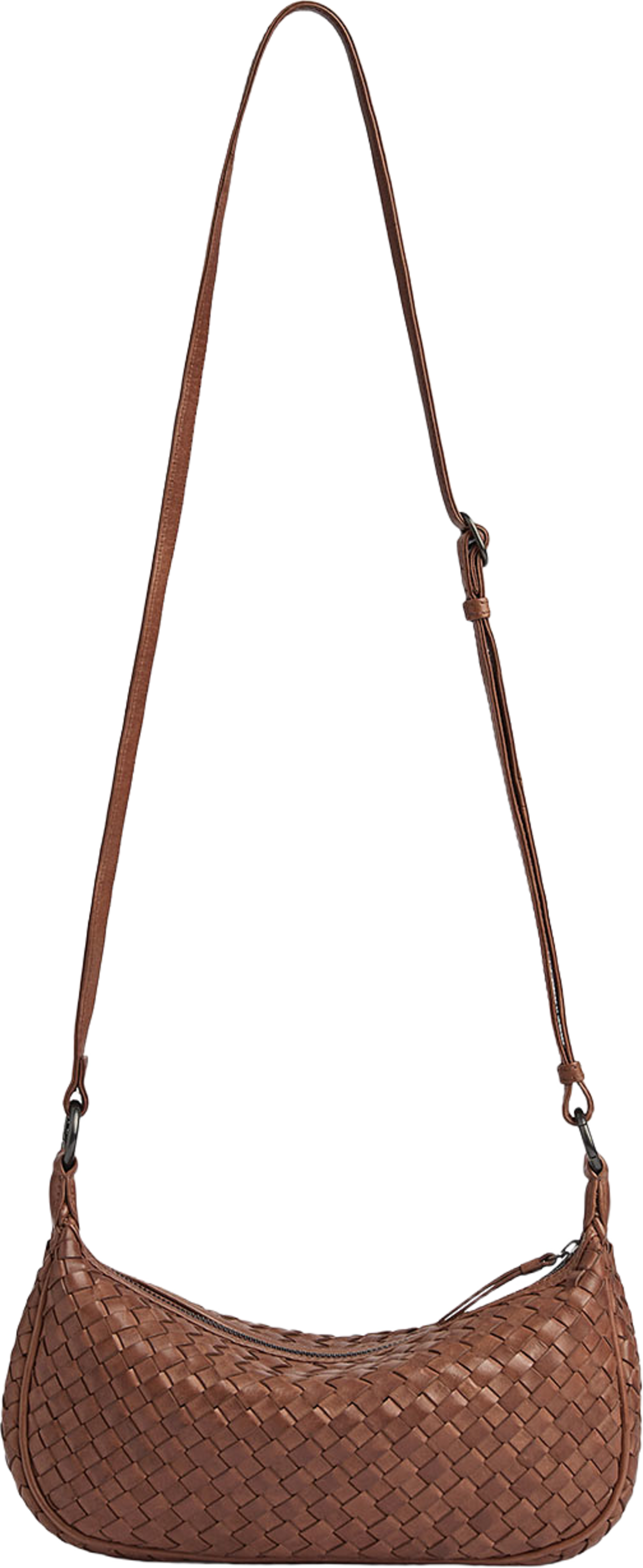 Mini MuseMBG Weave Bags, från Markberg, i färgen Cognac. Klicka för att öppna bilden i stort format