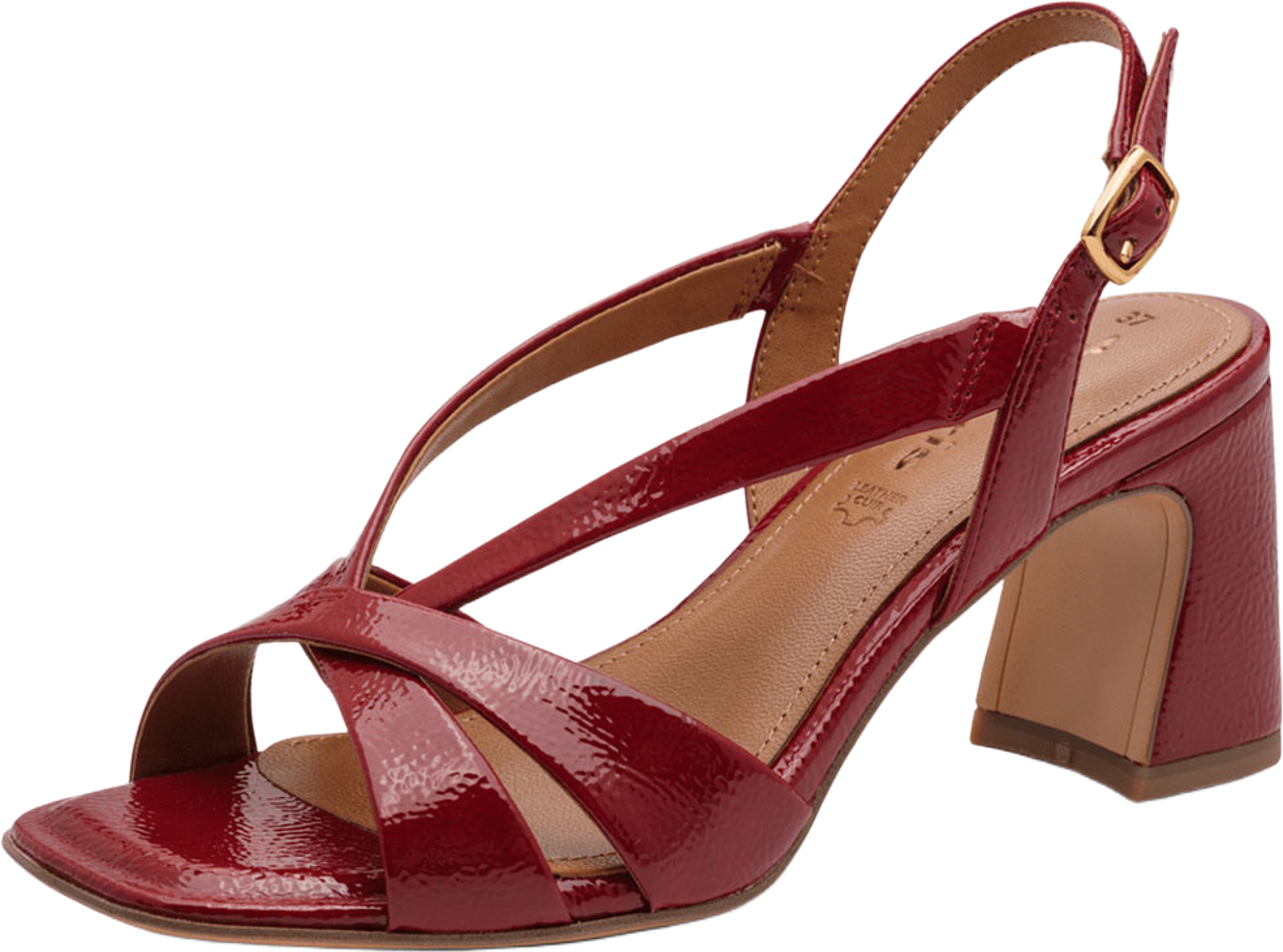 Heels, från Tamaris, i färgen Cherry. Klicka för att öppna bilden i stort format