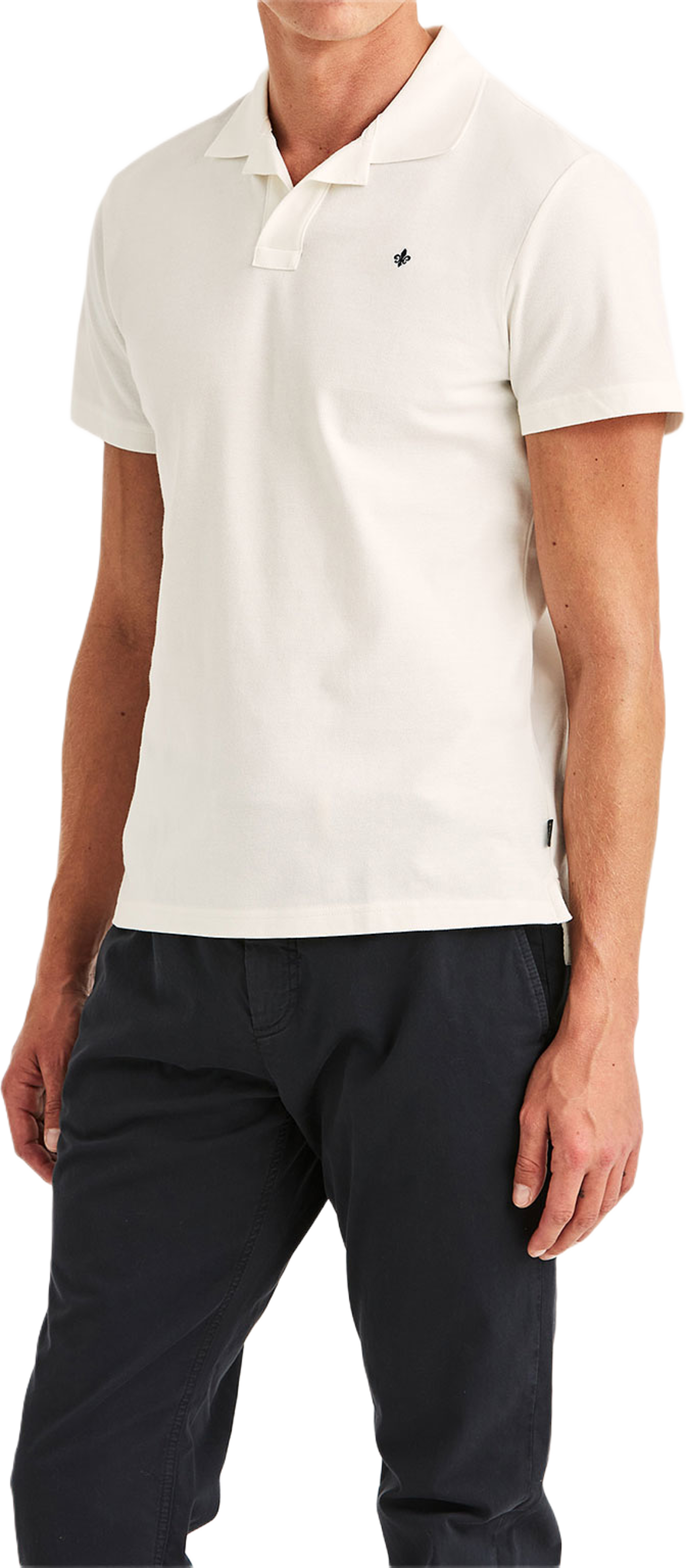 Dylan Piqué Shirt, från Morris, i färgen Off White. Klicka för att öppna bilden i stort format