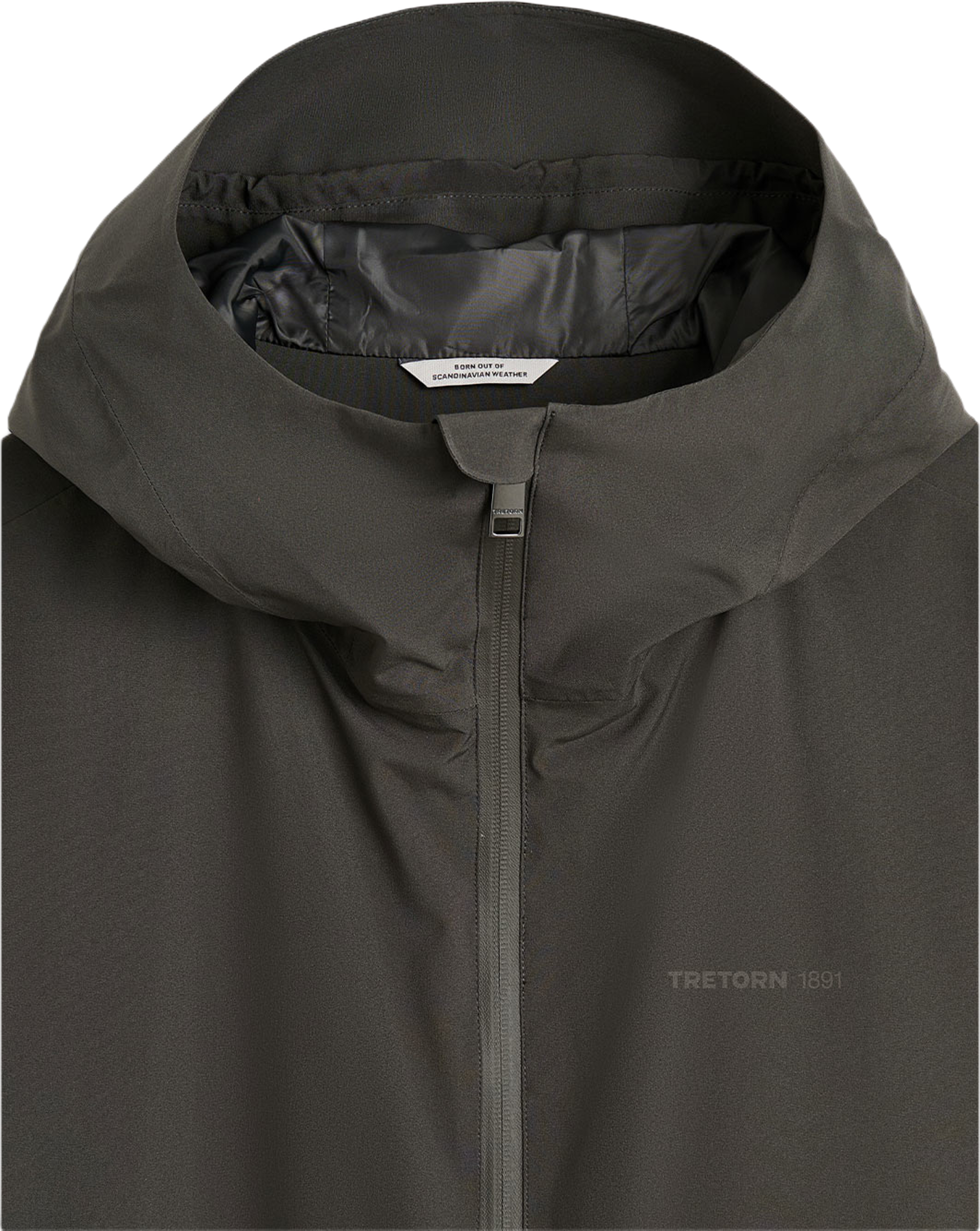 Way Poncho Parka, från Tretorn, i färgen Beluga. Klicka för att öppna bilden i stort format