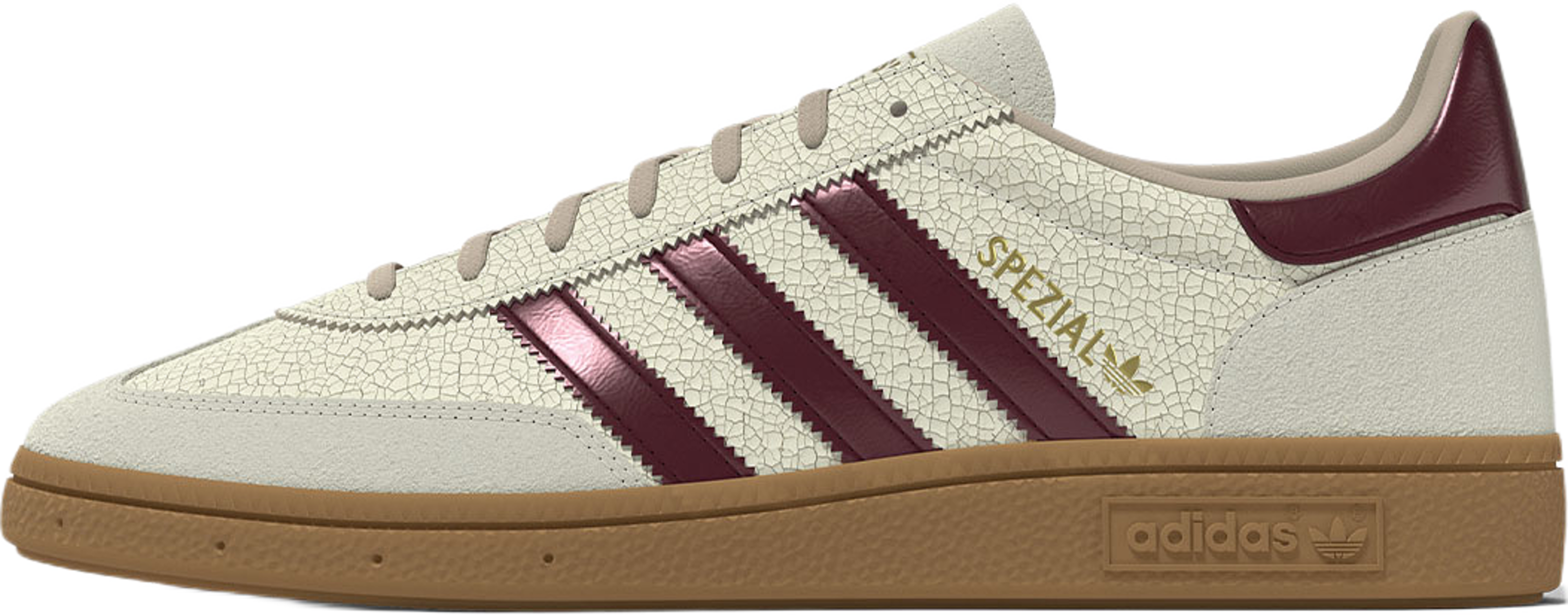Handball Spezial Sneakers, från Adidas Originals, i färgen Owhite/Shared/Gum2. Klicka för att öppna bilden i stort format