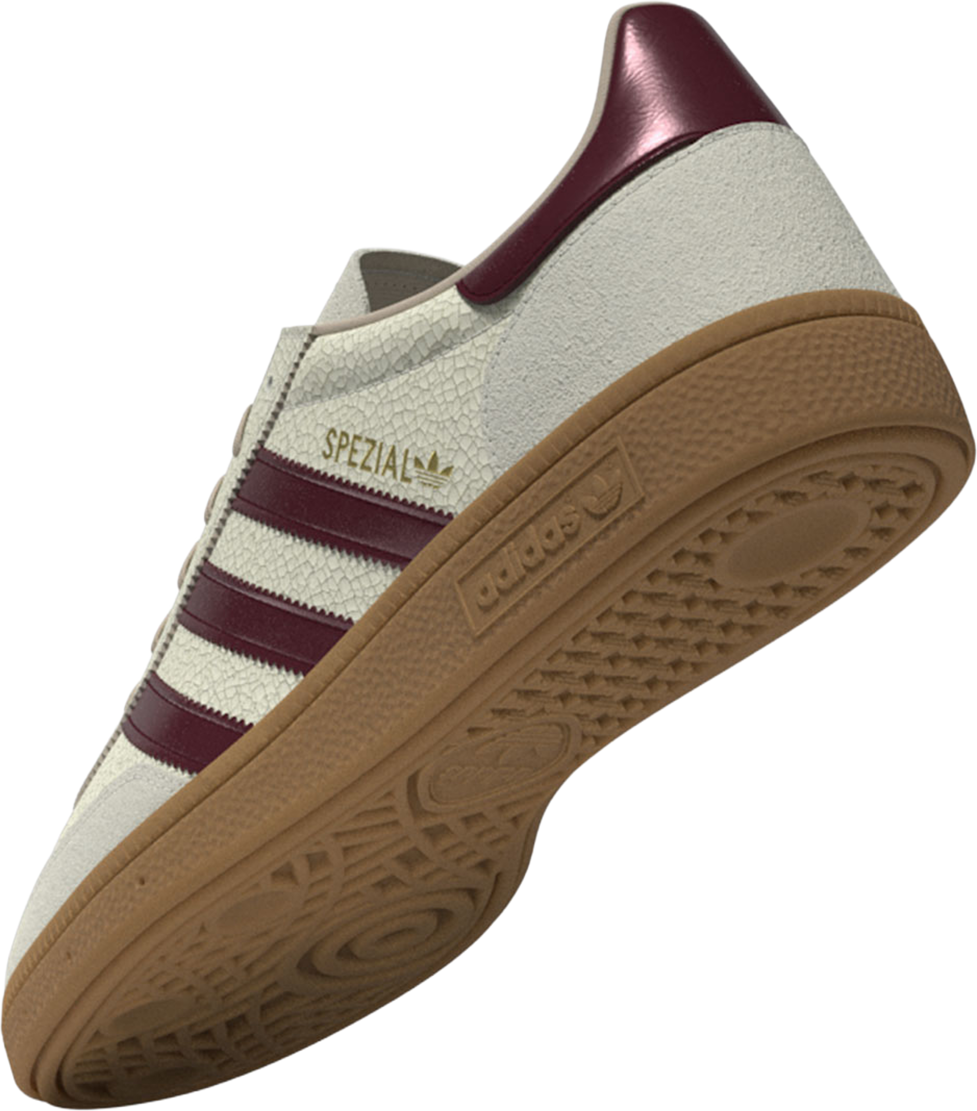Handball Spezial Sneakers, från Adidas Originals, i färgen Owhite/Shared/Gum2. Klicka för att öppna bilden i stort format