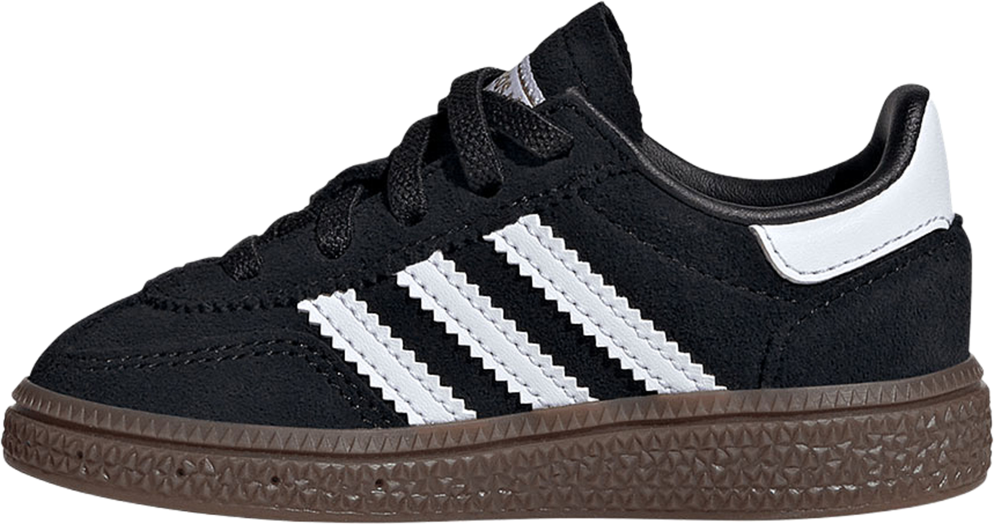 Sneaker HANDBALL SPEZIAL CF EL I, från Adidas, i färgen Cblack/Ftwwht/Gum5. Klicka för att öppna bilden i stort format