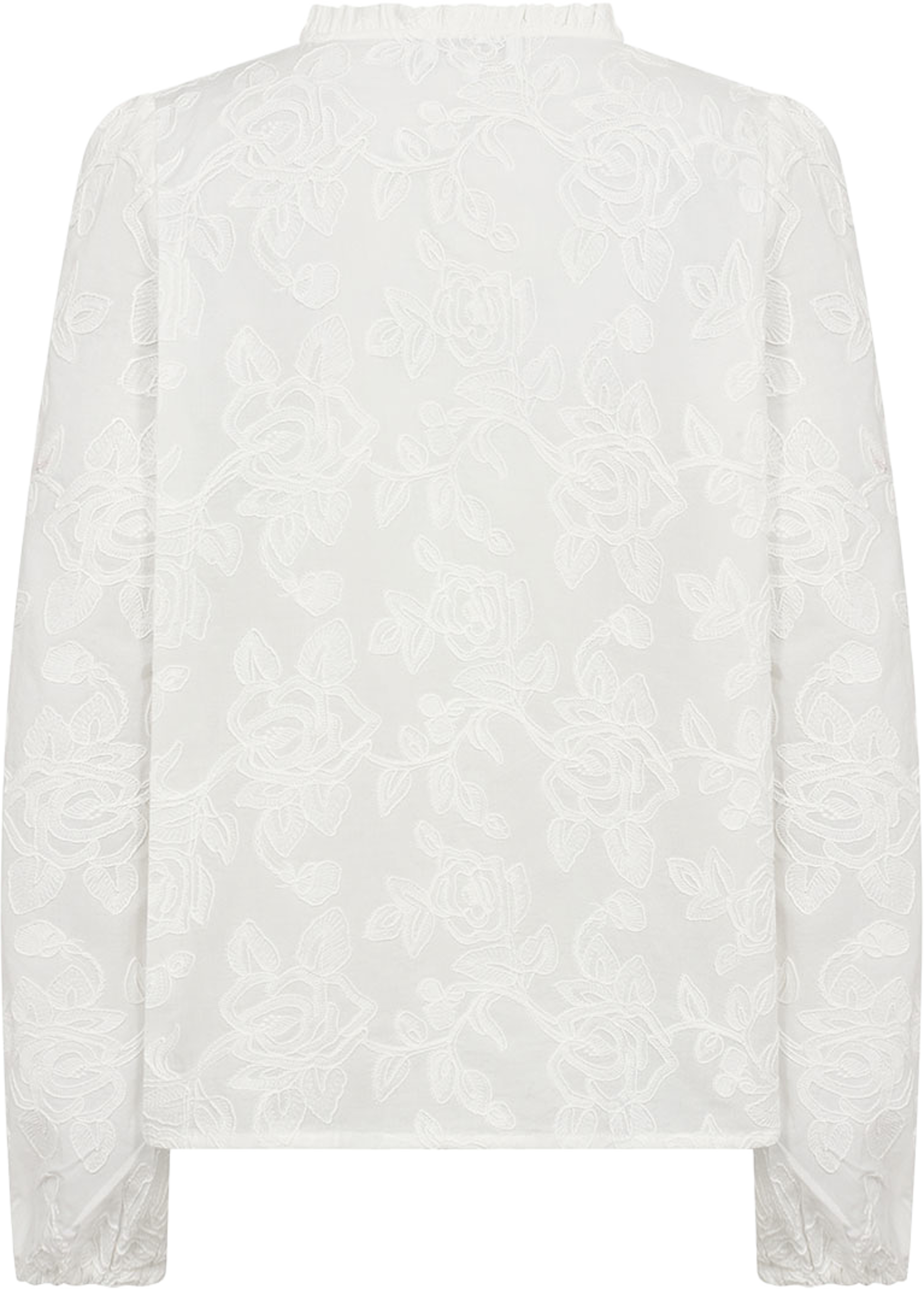 Pollie 2 Blouse, från Leveté Room, i färgen Star White. Klicka för att öppna bilden i stort format