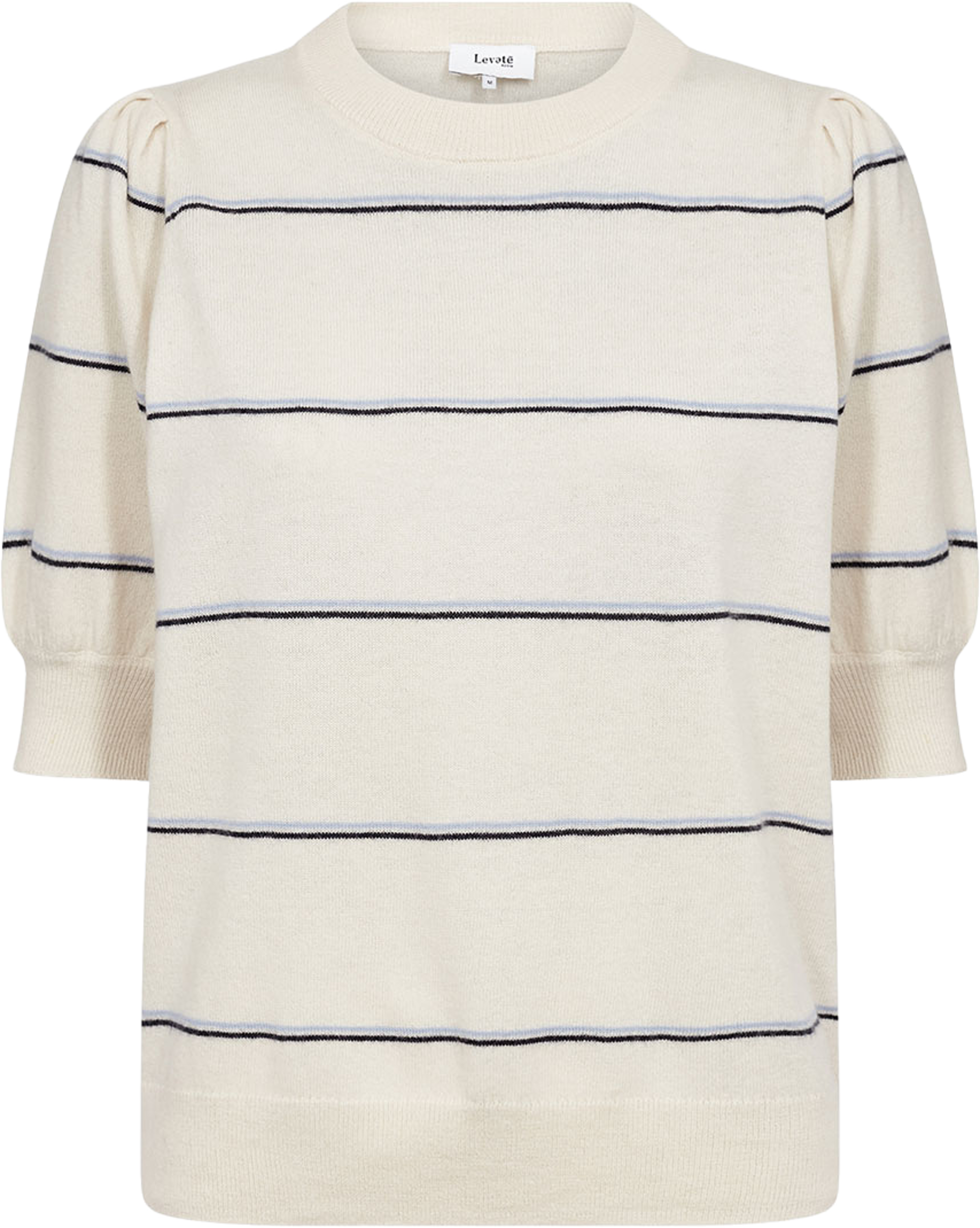 Ismaila 18 Pullover, från Leveté Room, i färgen Turtledove Combi. Klicka för att öppna bilden i stort format