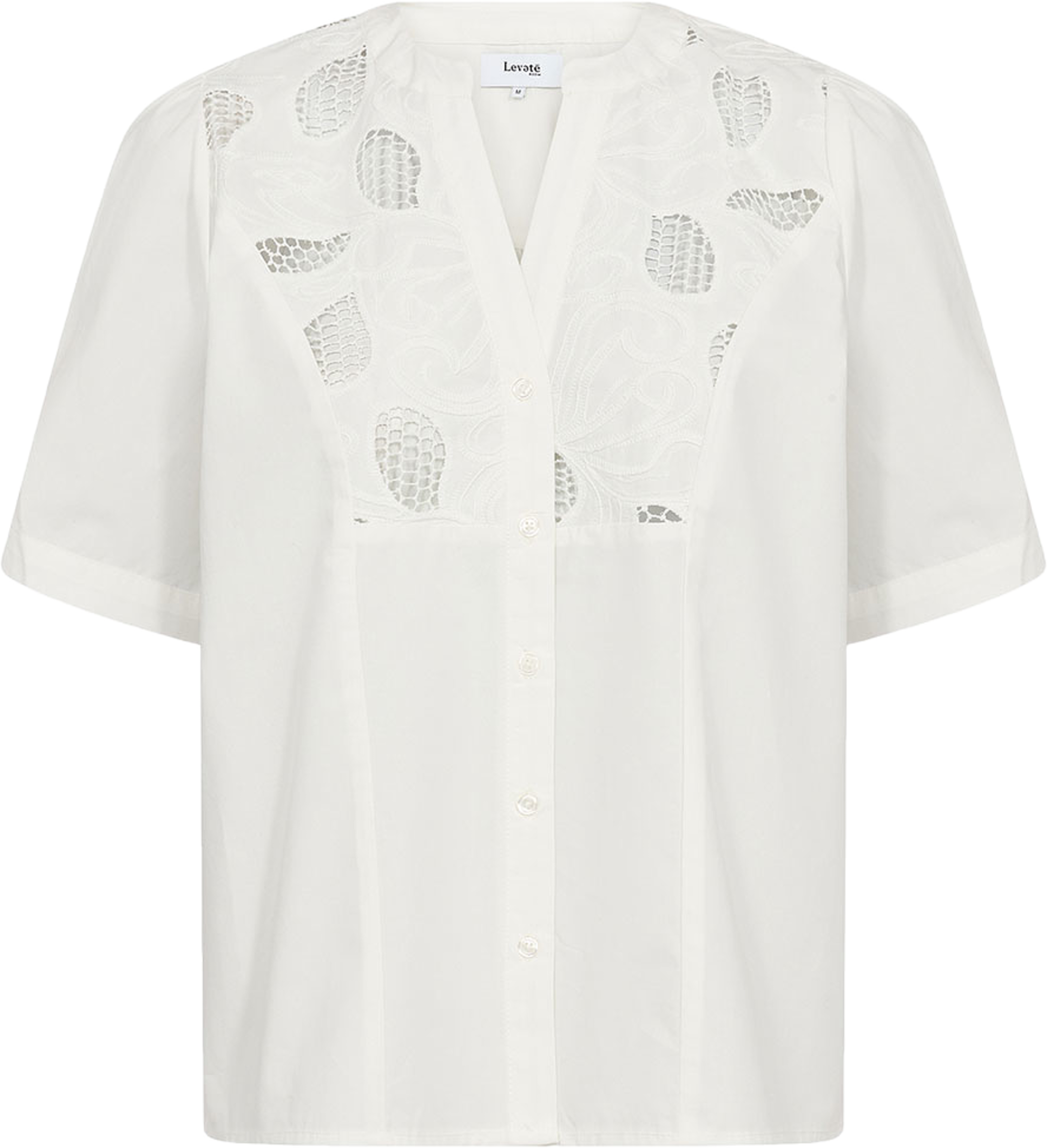 Parker 1 Blouse, från Leveté Room, i färgen Star White. Klicka för att öppna bilden i stort format