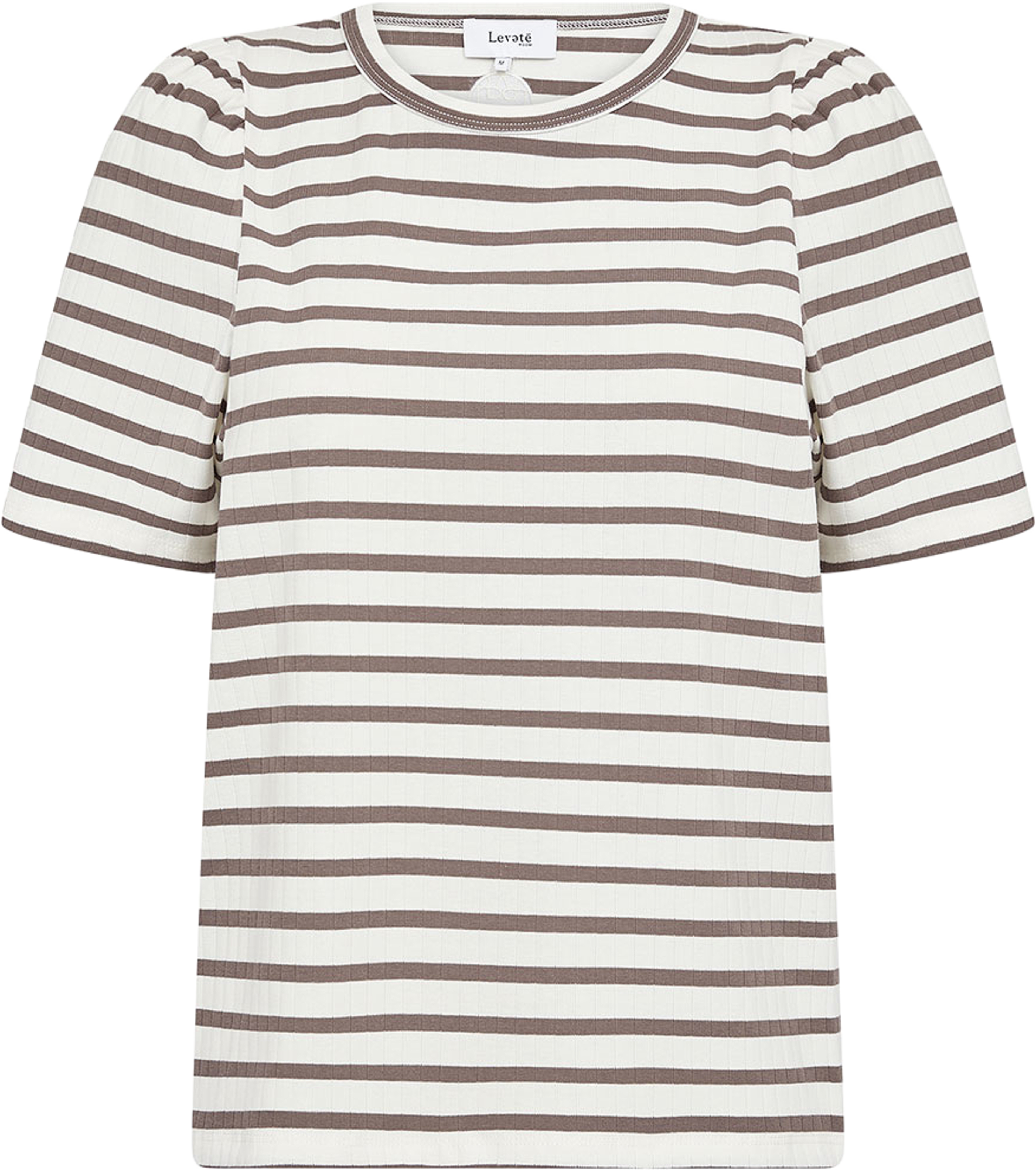 Neddie 1 T-Shirt, från Leveté Room, i färgen Falcon Combi. Klicka för att öppna bilden i stort format