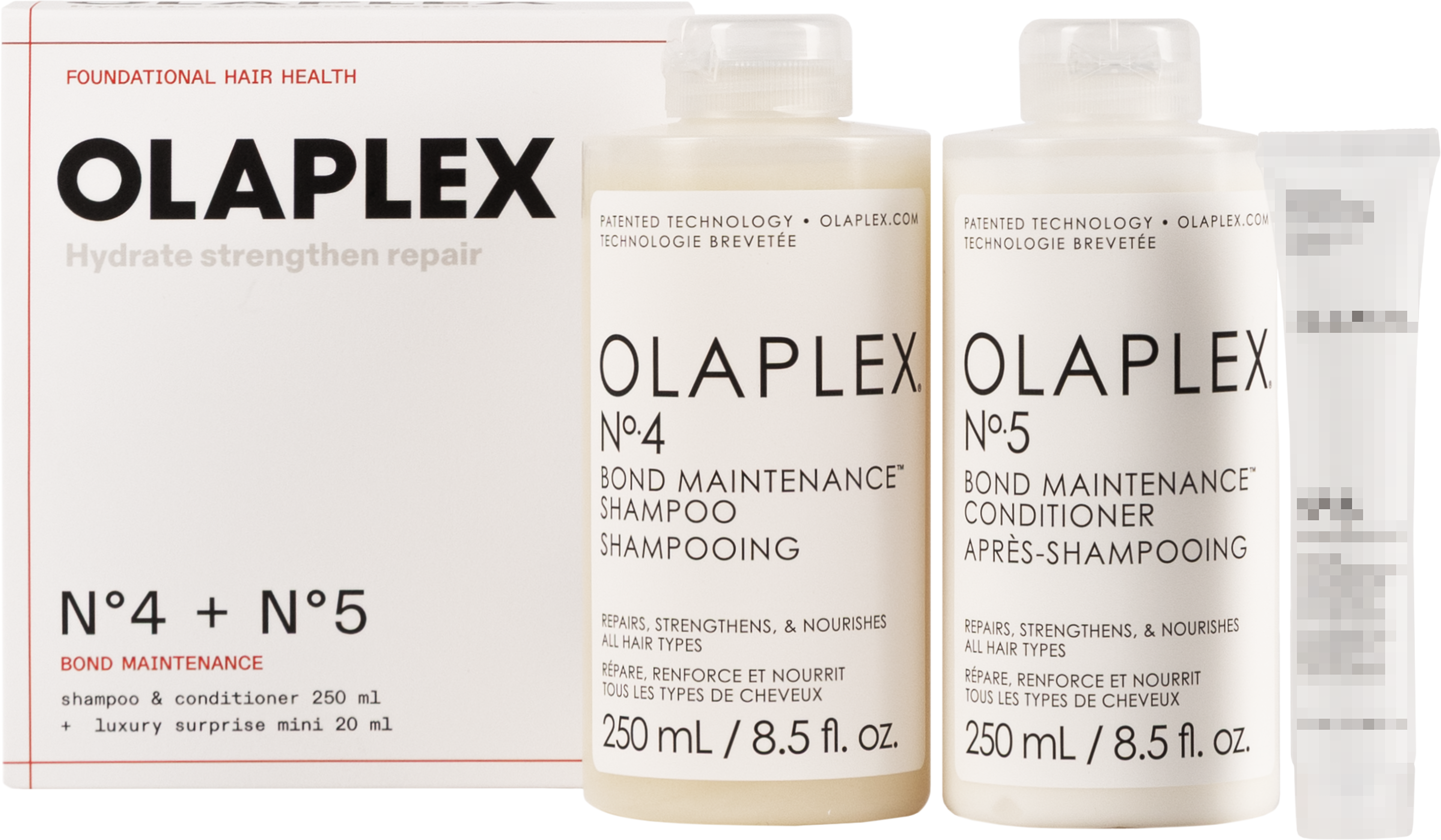 Olaplex No4 & No5 Bond Maintenance Duo Box 2025, från Olaplex. Klicka för att öppna bilden i stort format