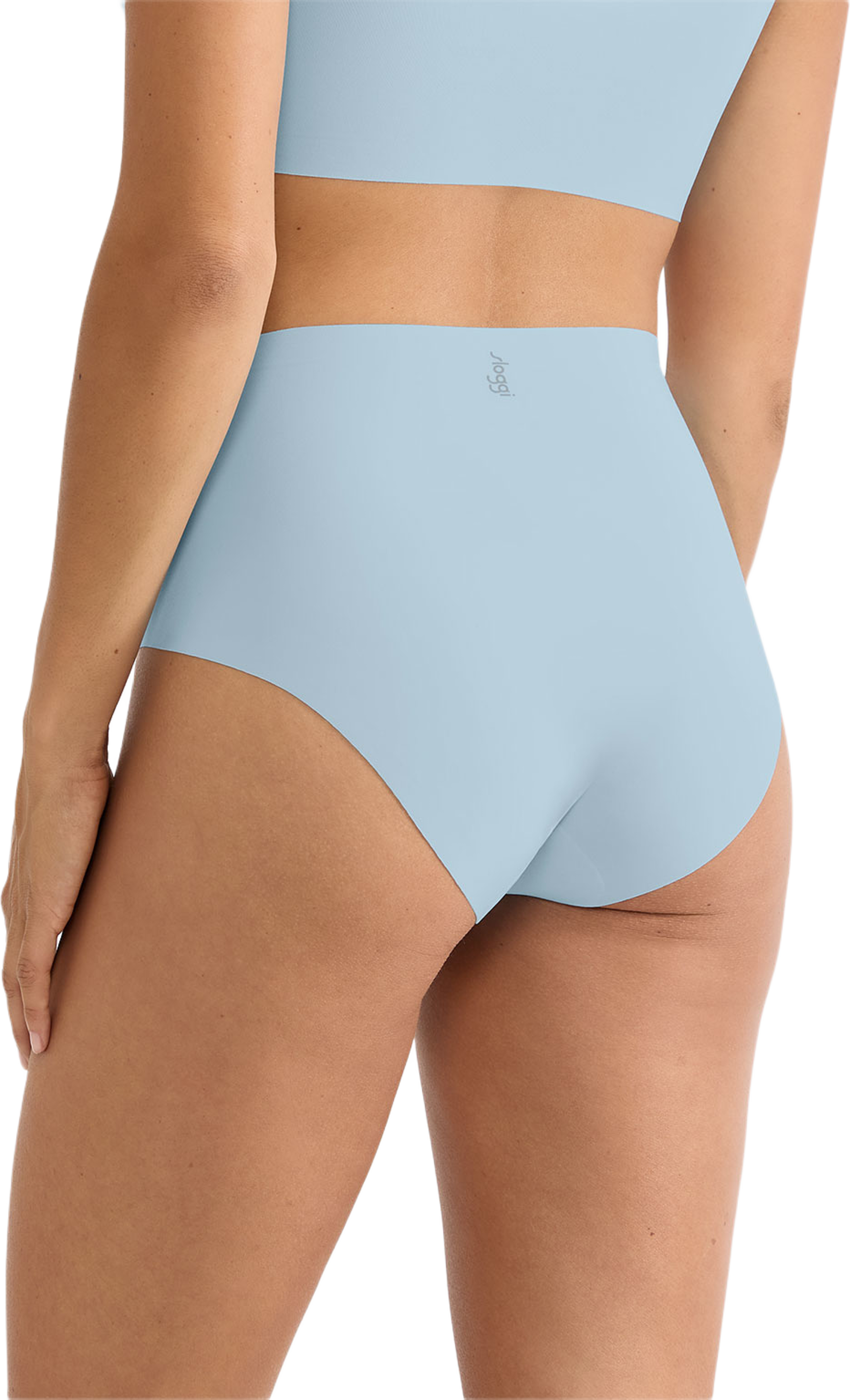 ZERO Feel 2.0 High waist, från Sloggi, i färgen Light Blue. Klicka för att öppna bilden i stort format