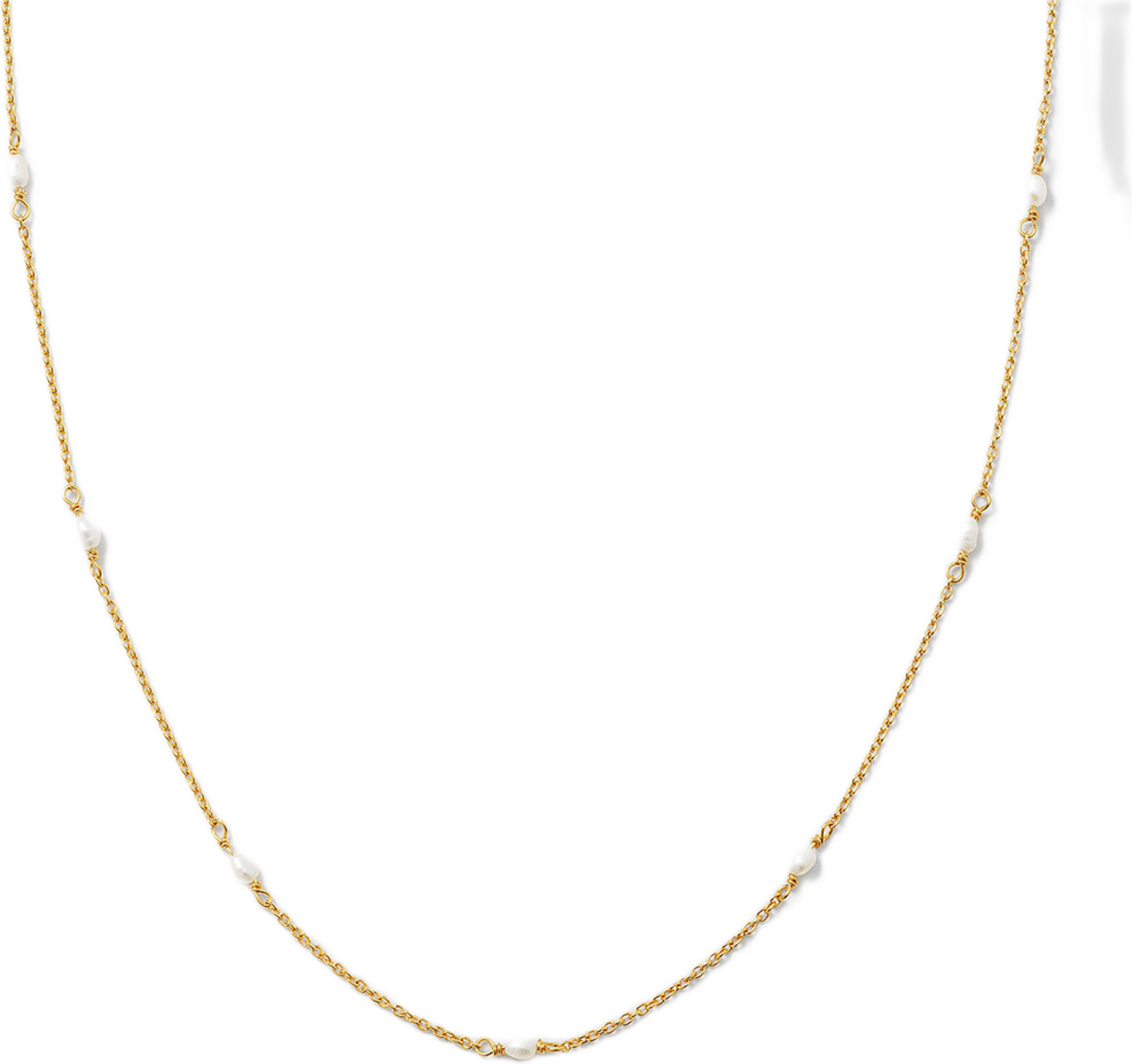 Treasure Multi Pearl Necklace, från Syster P, i färgen Gold. Klicka för att öppna bilden i stort format