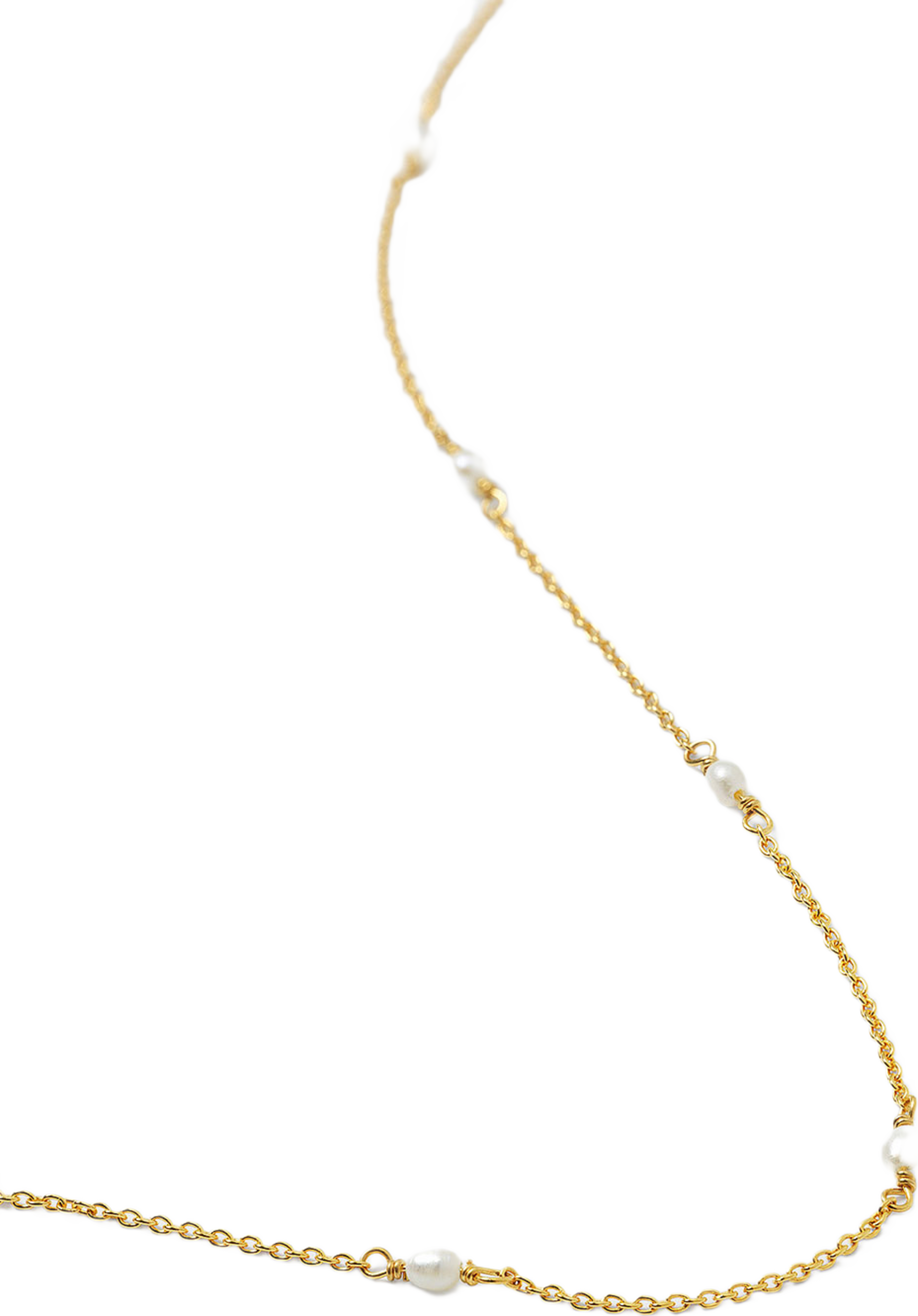 Treasure Multi Pearl Necklace, från Syster P, i färgen Gold. Klicka för att öppna bilden i stort format