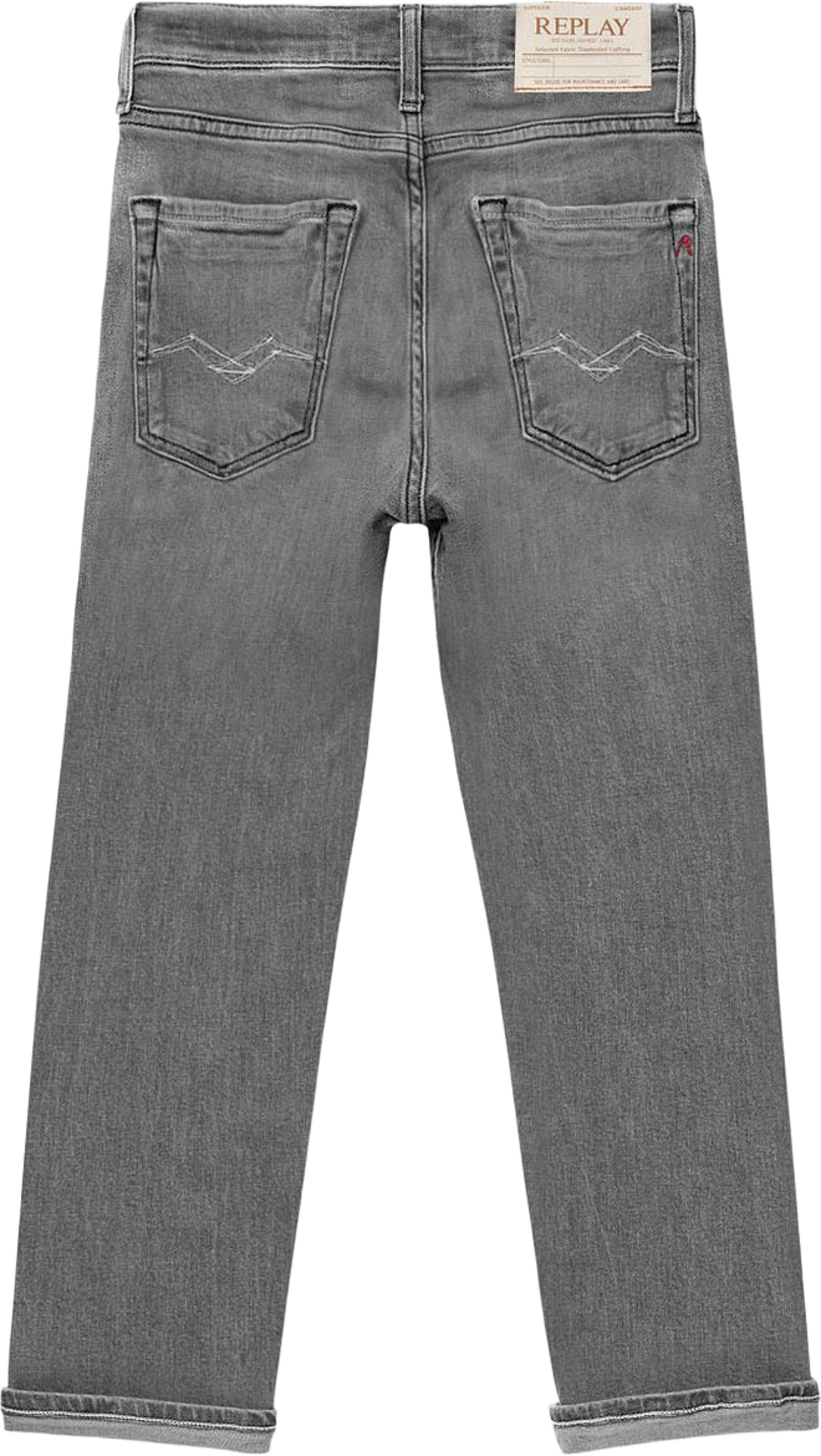 Thad Regular Fit Jeans, från Replay, i färgen Medium Grey. Klicka för att öppna bilden i stort format