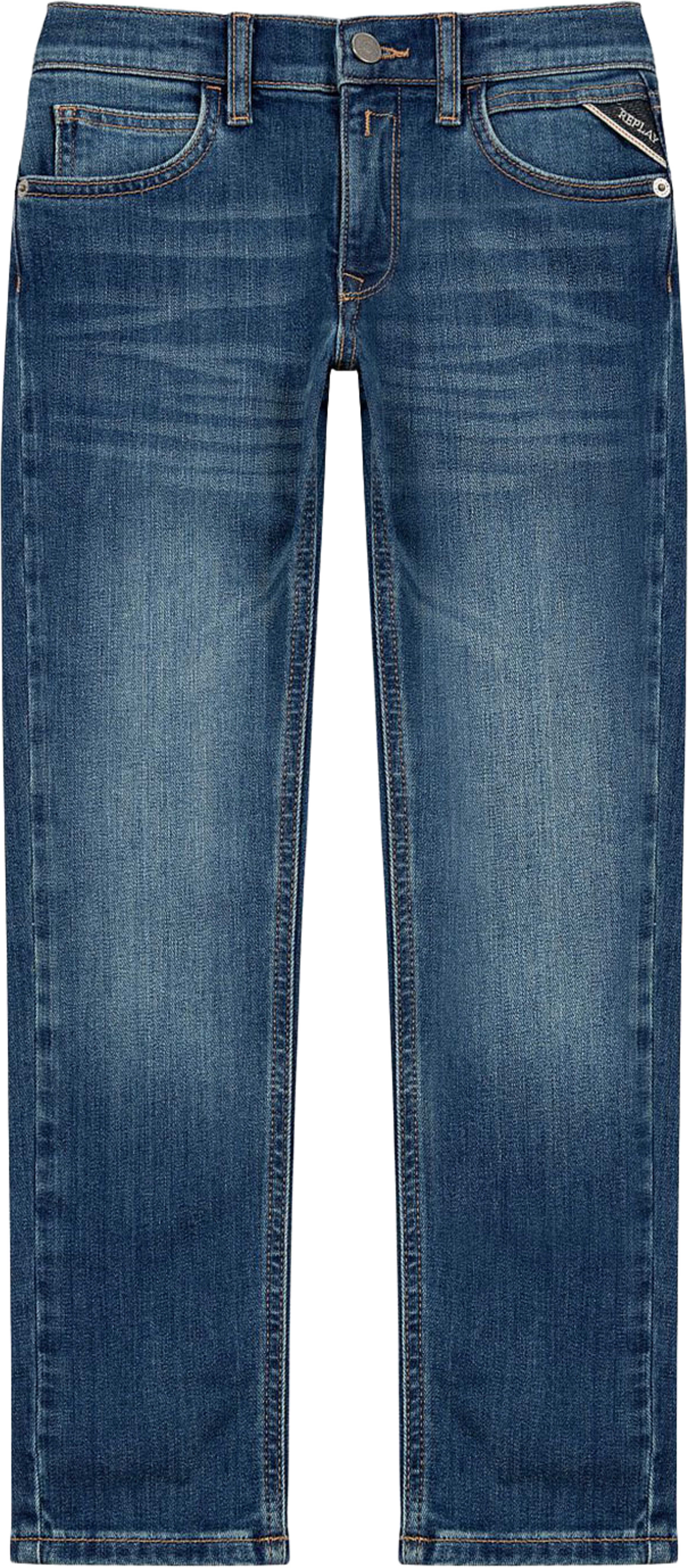 Zikry Slim Fit Jeans, från Replay, i färgen Medium Blue. Klicka för att öppna bilden i stort format