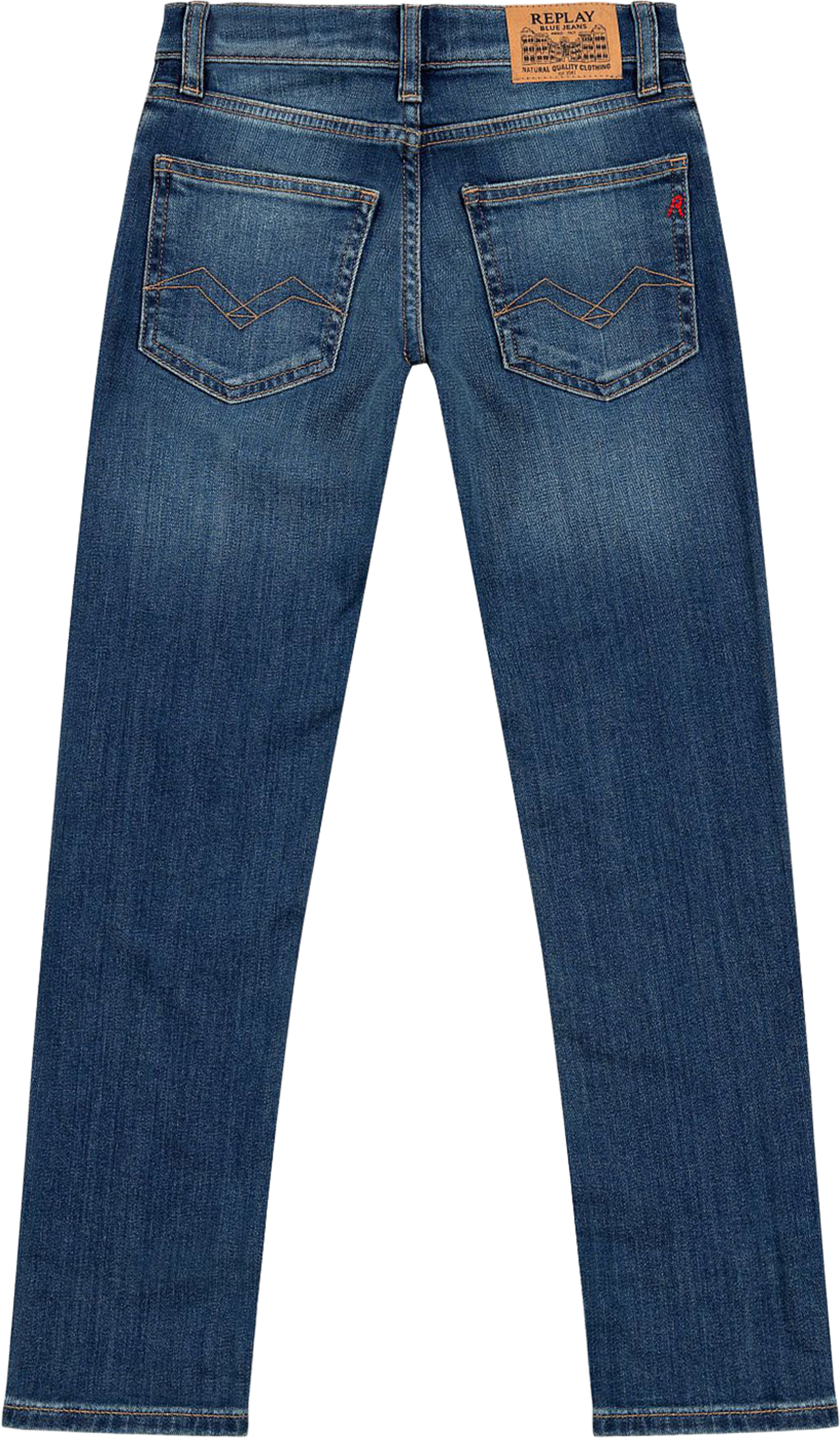Zikry Slim Fit Jeans, från Replay, i färgen Medium Blue. Klicka för att öppna bilden i stort format