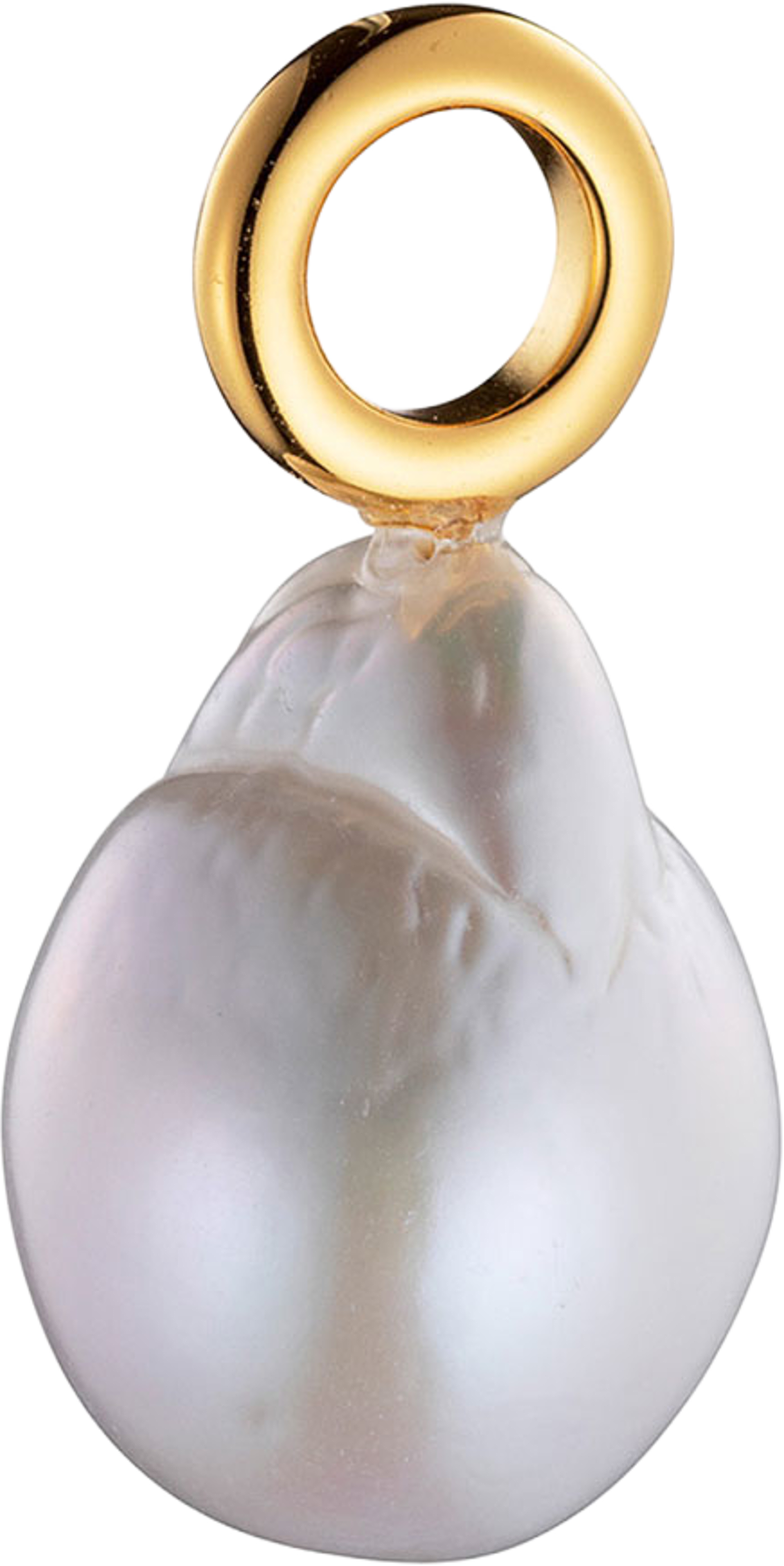 Signature Baroque Vanity  Pearl Pendant, från Charlotte Bonde STHLM, i färgen Gold/White. Klicka för att öppna bilden i stort format