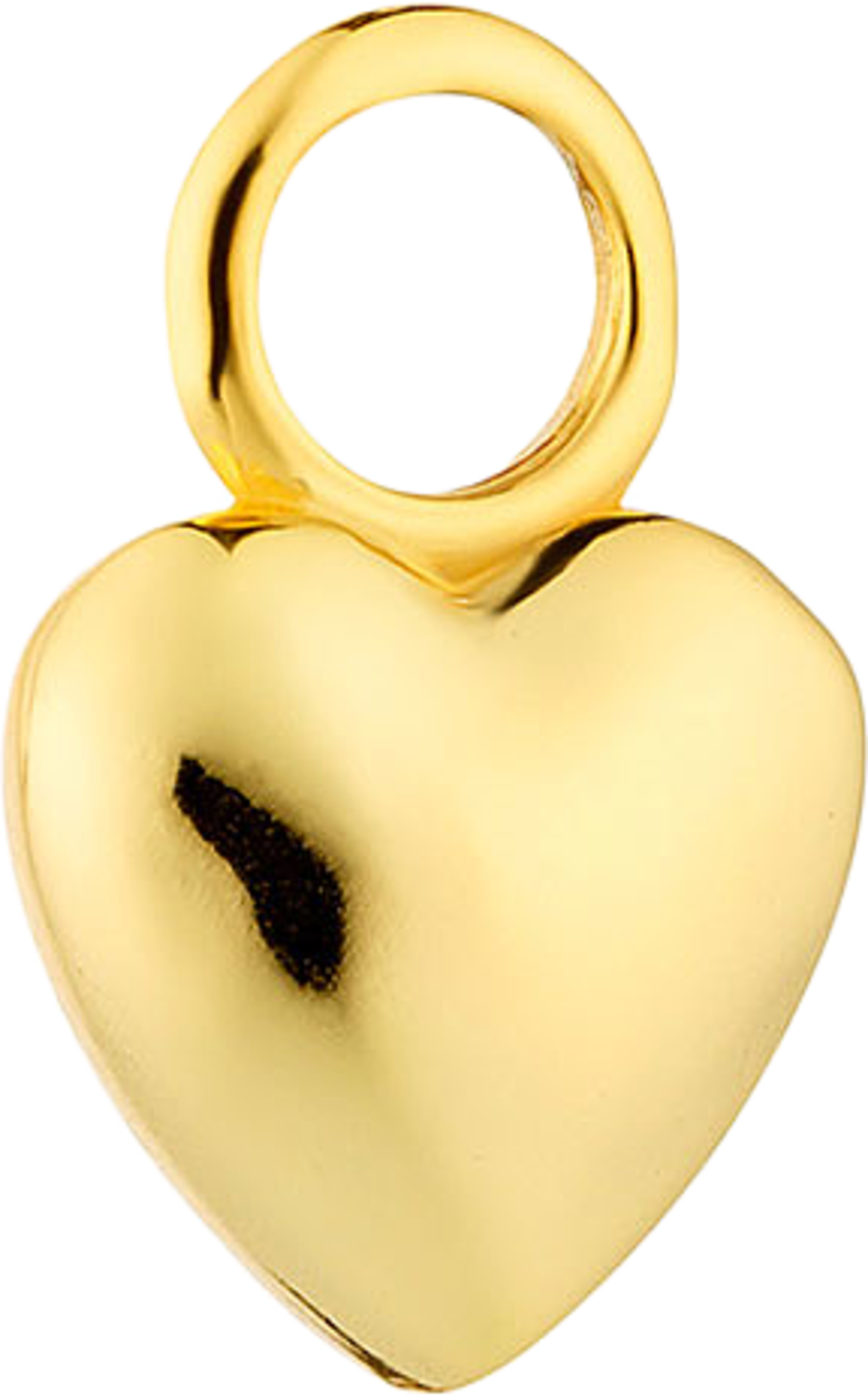 Signature Petite Heart Pendant, från Charlotte Bonde STHLM, i färgen Gold. Klicka för att öppna bilden i stort format