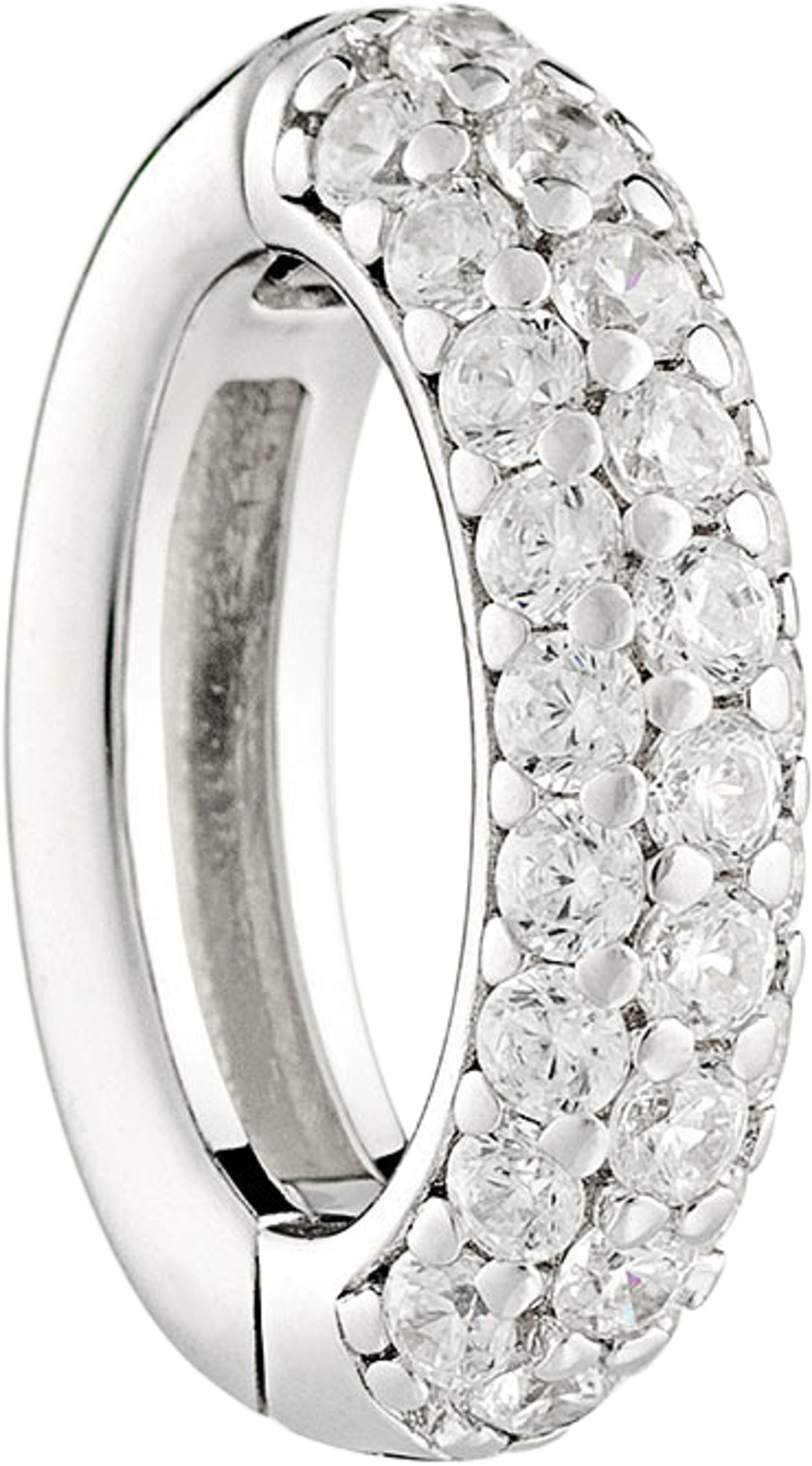 Timeless Clasp, från Charlotte Bonde STHLM, i färgen Silver/Rock Crystal. Klicka för att öppna bilden i stort format