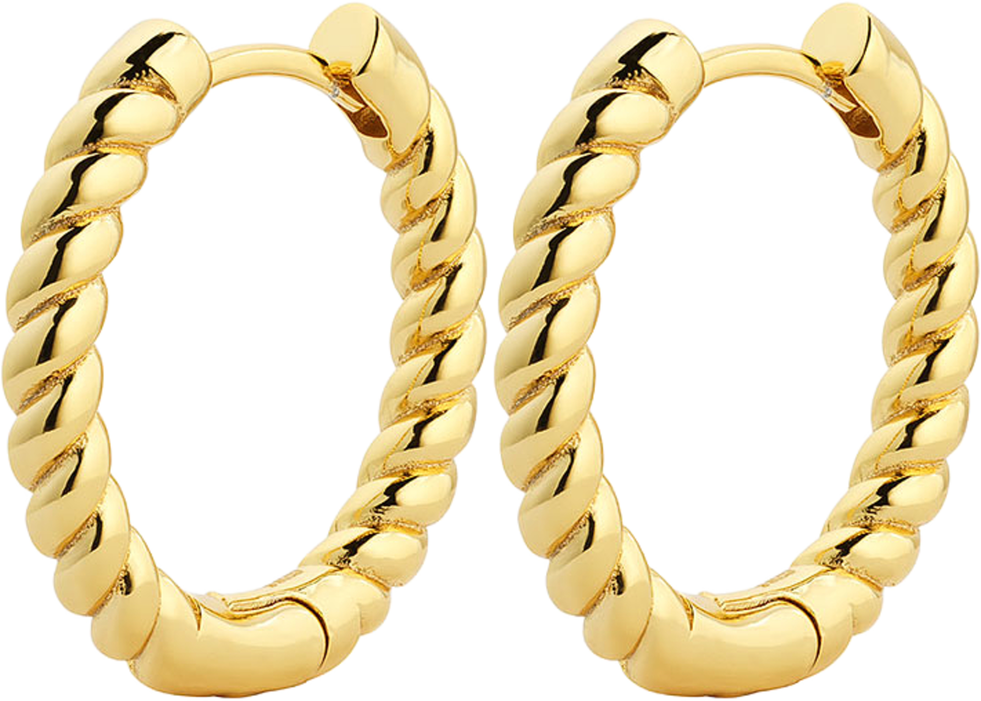 Timeless Spin Hoops, från Charlotte Bonde STHLM, i färgen Gold. Klicka för att öppna bilden i stort format