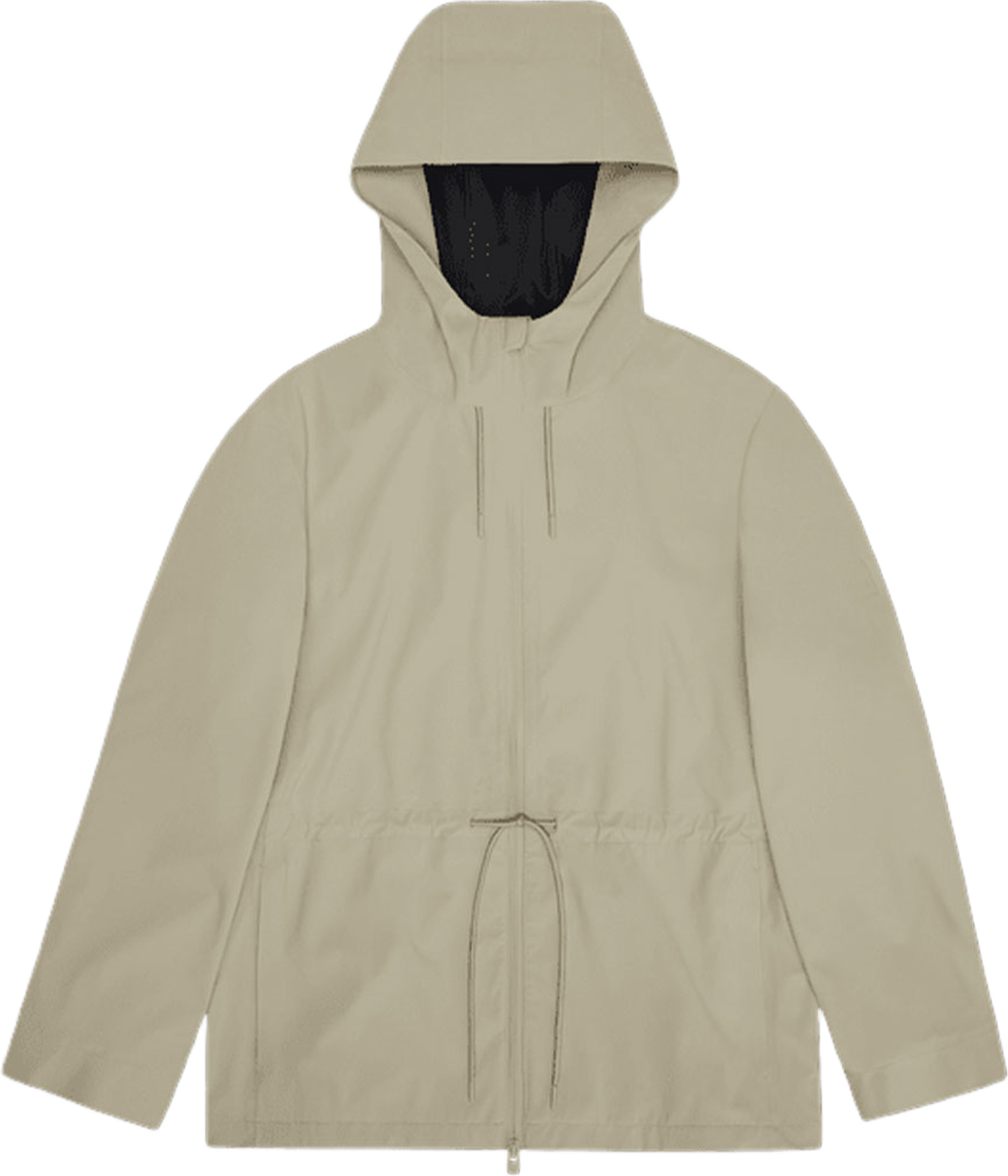 Suva Hardshell String W Jacket W3, från Rains, i färgen Beige. Klicka för att öppna bilden i stort format