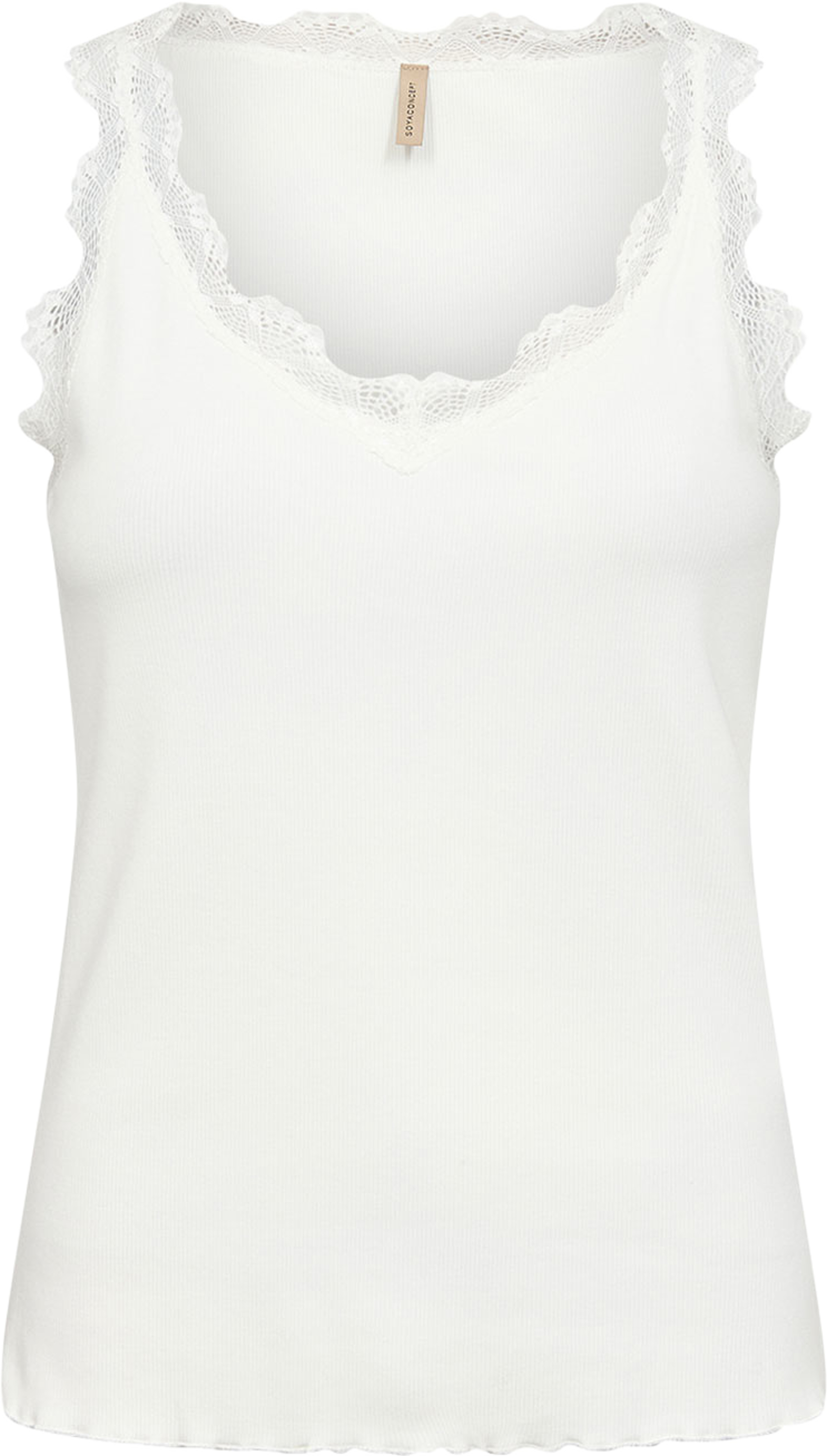 Chanilla 1 Top, från Soyaconcept, i färgen Offwhite. Klicka för att öppna bilden i stort format