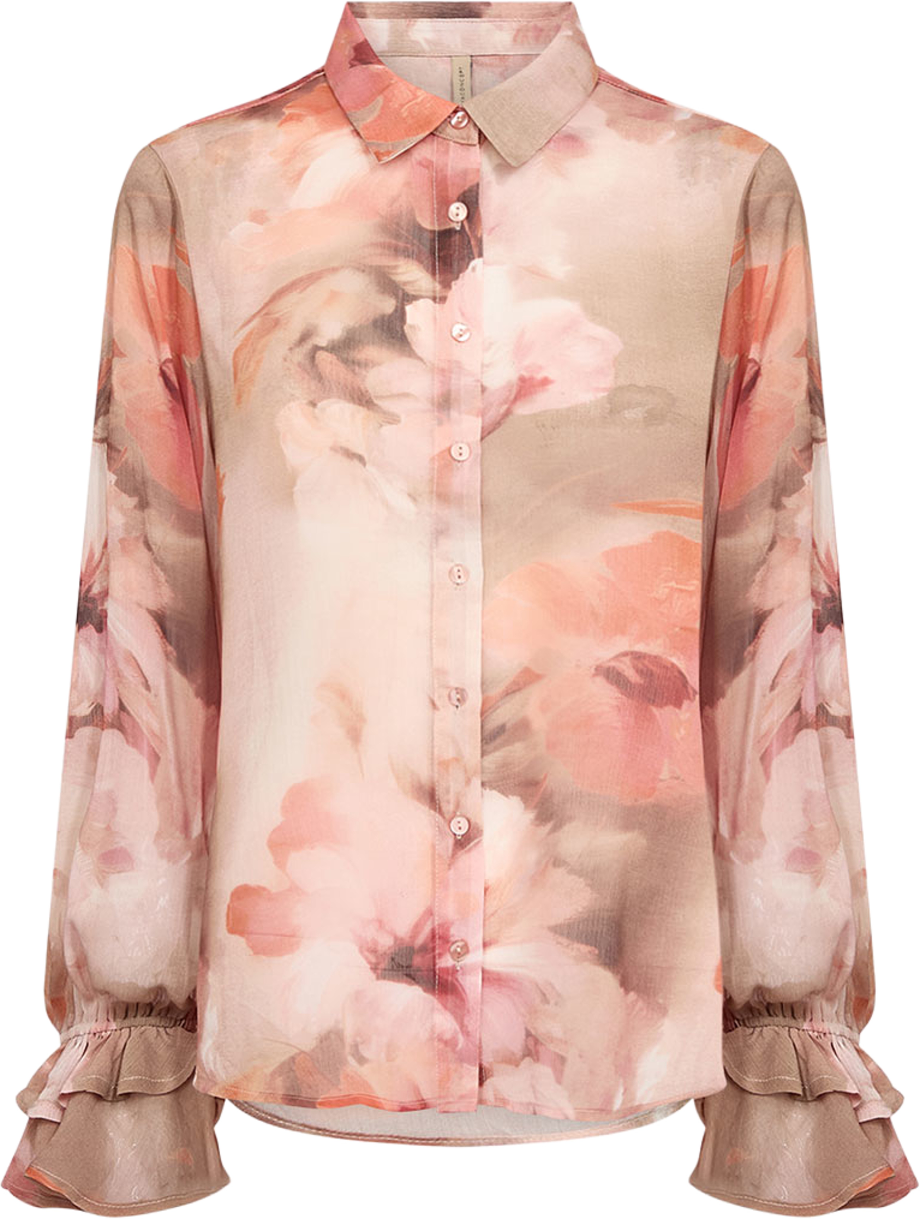 Sc-Carmen 1 Shirt, från Soyaconcept, i färgen Rose Combi. Klicka för att öppna bilden i stort format