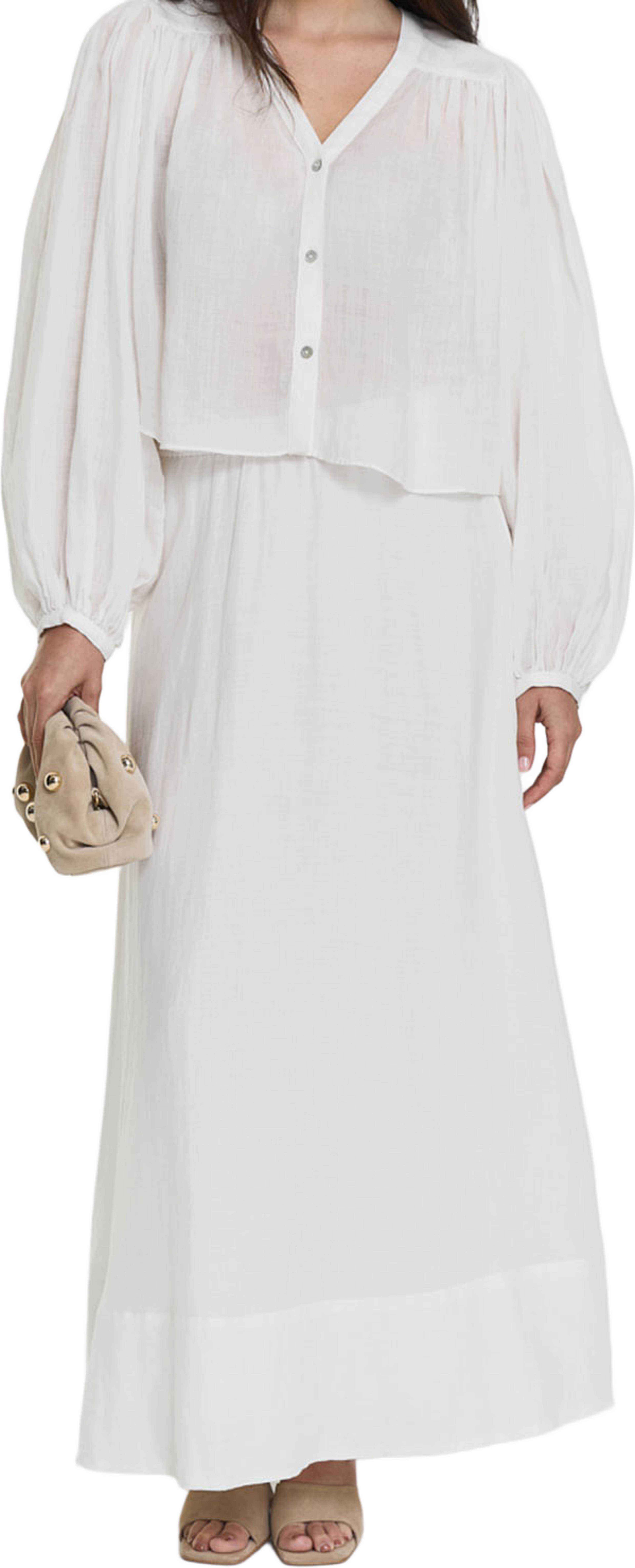 Leja Blouse, från Twist & Tango, i färgen White. Klicka för att öppna bilden i stort format