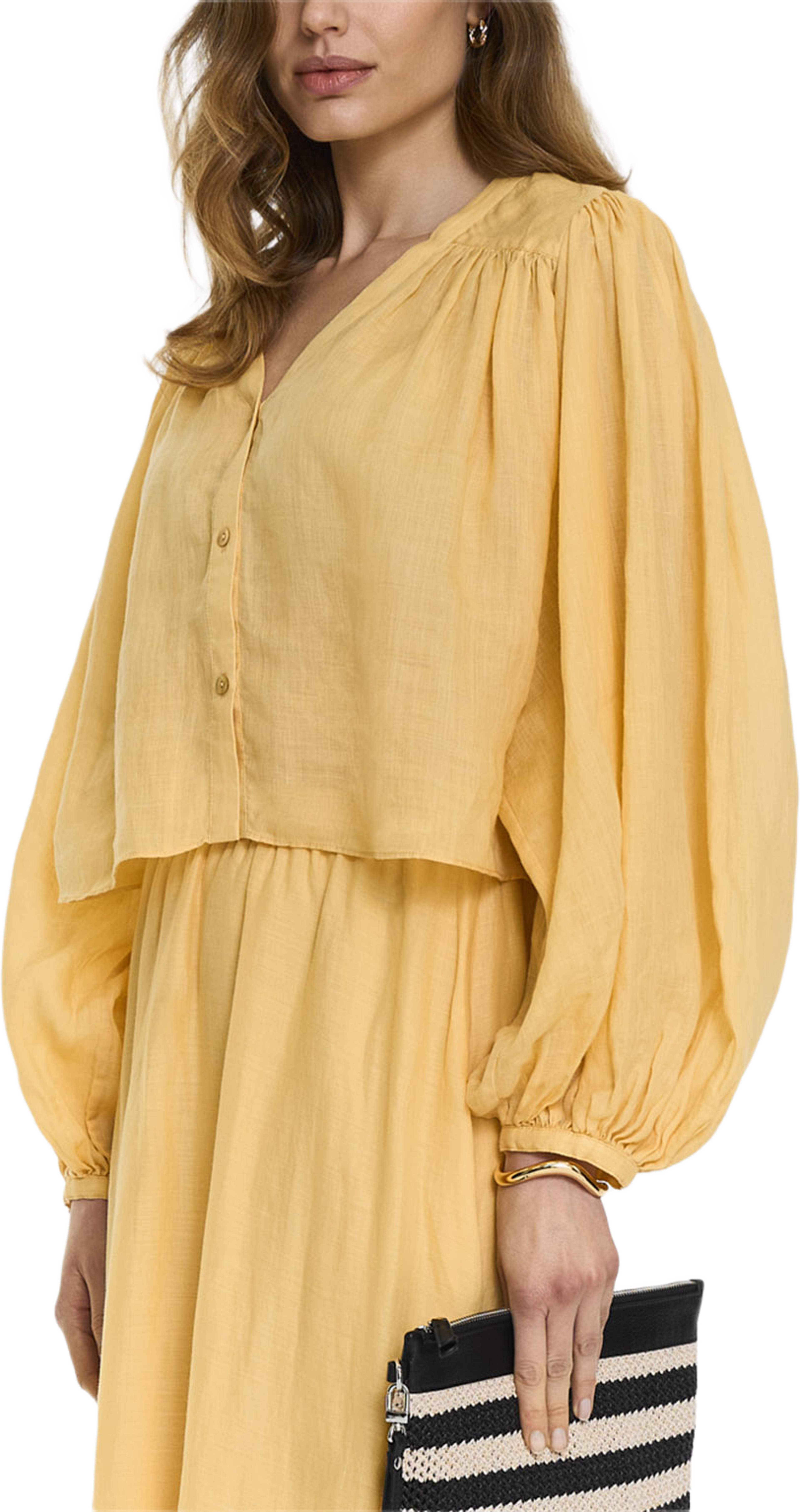 Leja Blouse, från Twist & Tango, i färgen Butter Yellow. Klicka för att öppna bilden i stort format