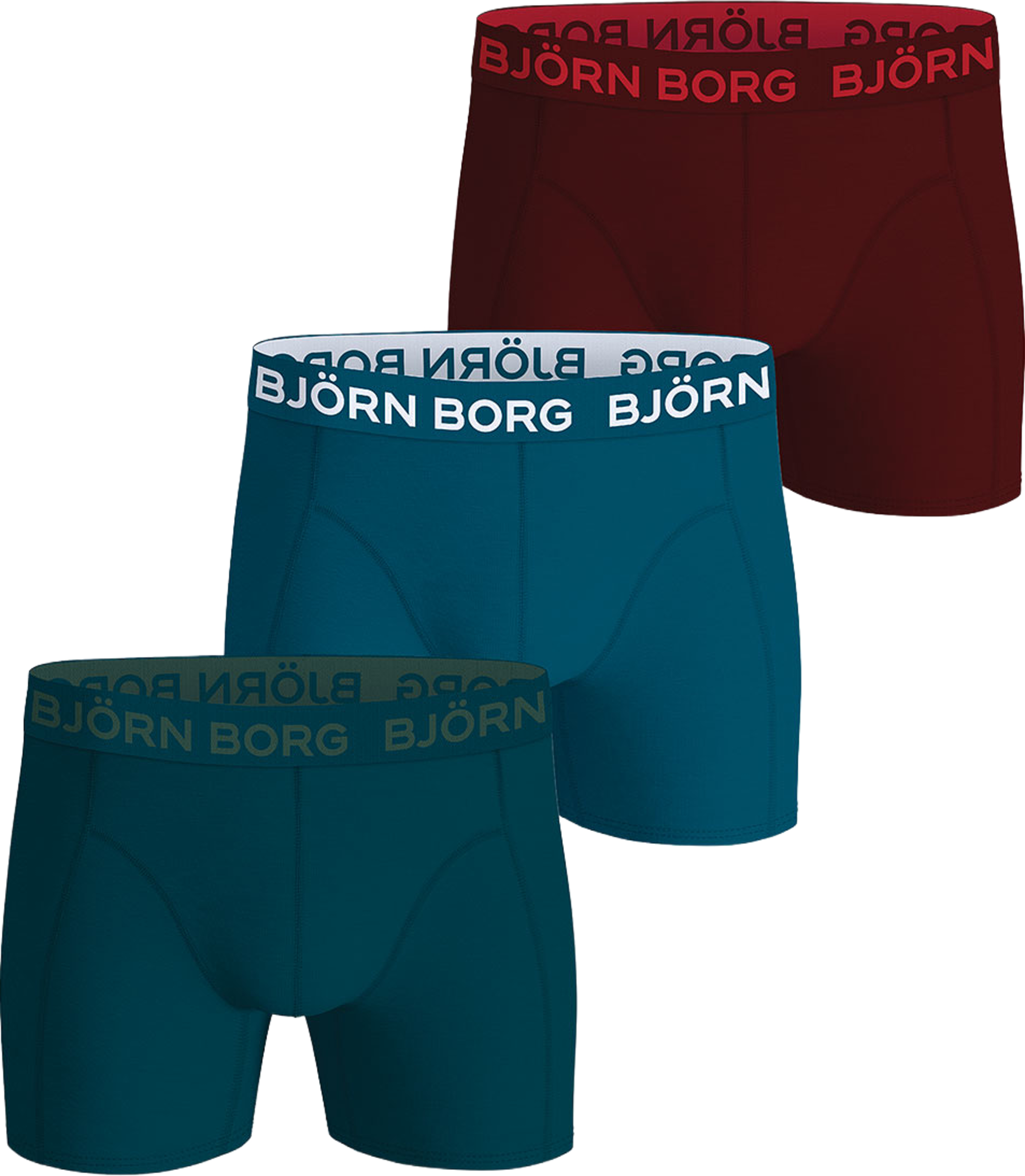 Cotton Stretch Boxer 3P, från Björn Borg, i färgen Multipack 1. Klicka för att öppna bilden i stort format