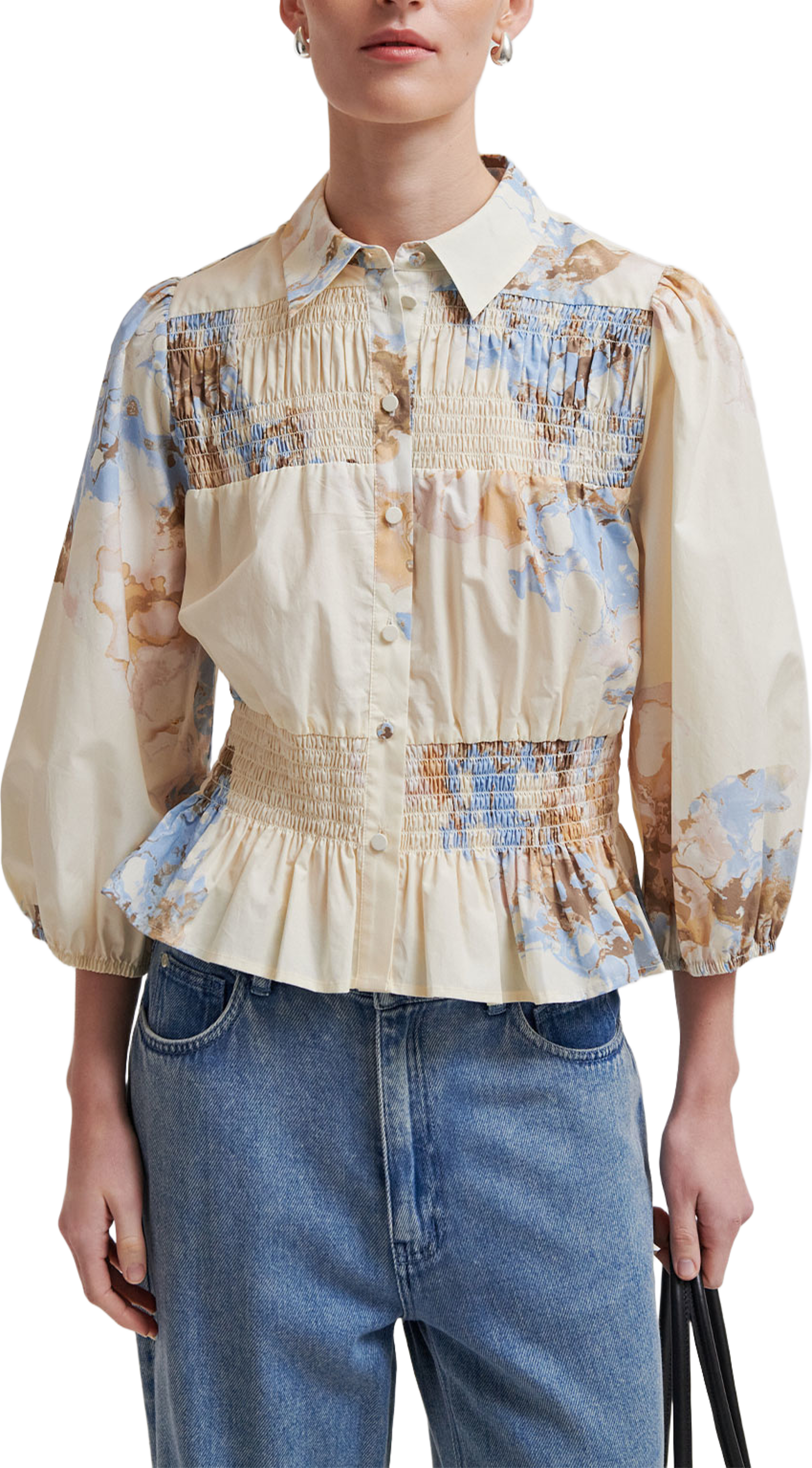 Sirmione Shirt, från Second Female, i färgen Windsurfer. Klicka för att öppna bilden i stort format