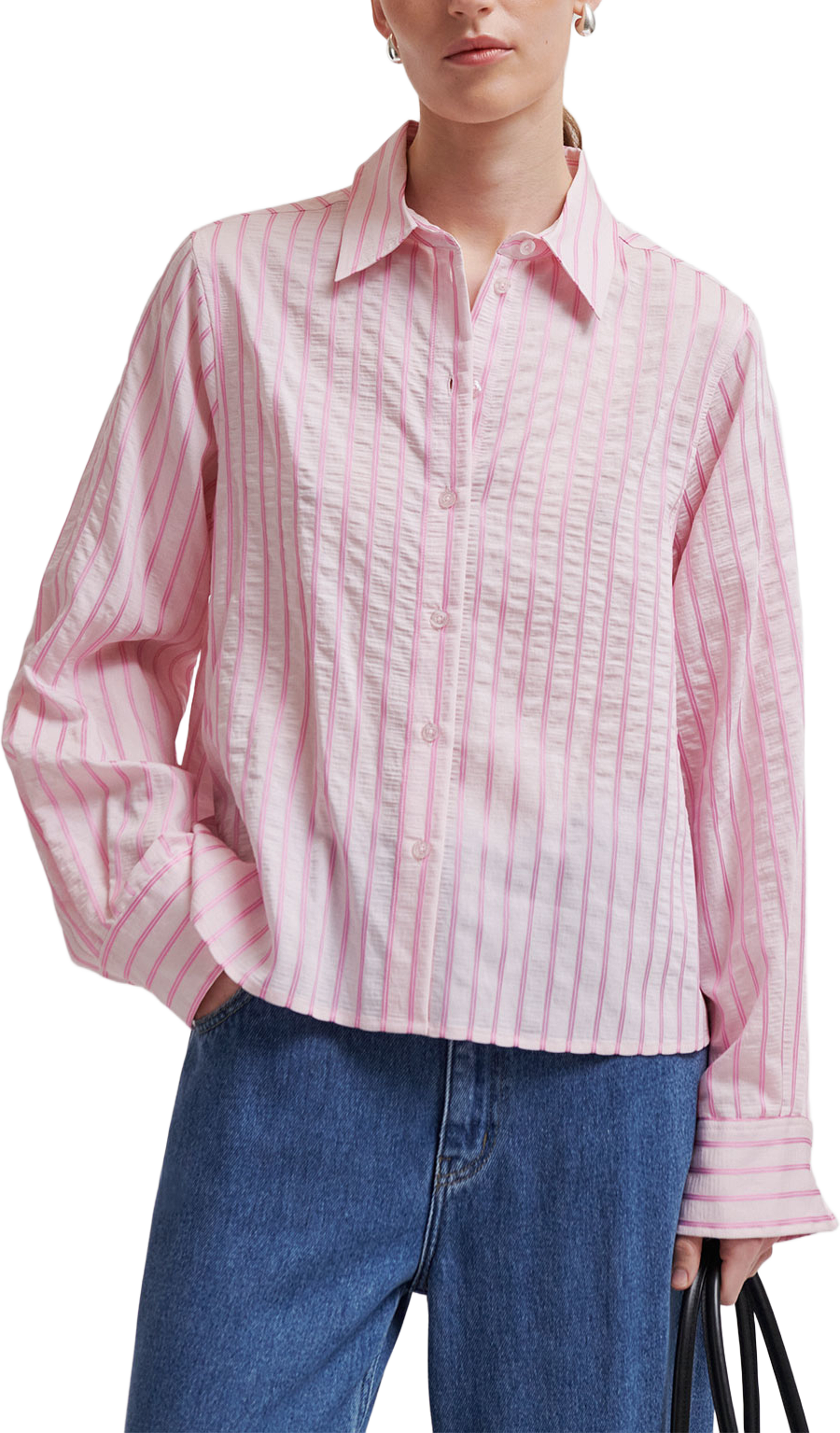 Syracuse New Shirt, från Second Female, i färgen Pale Lilac. Klicka för att öppna bilden i stort format