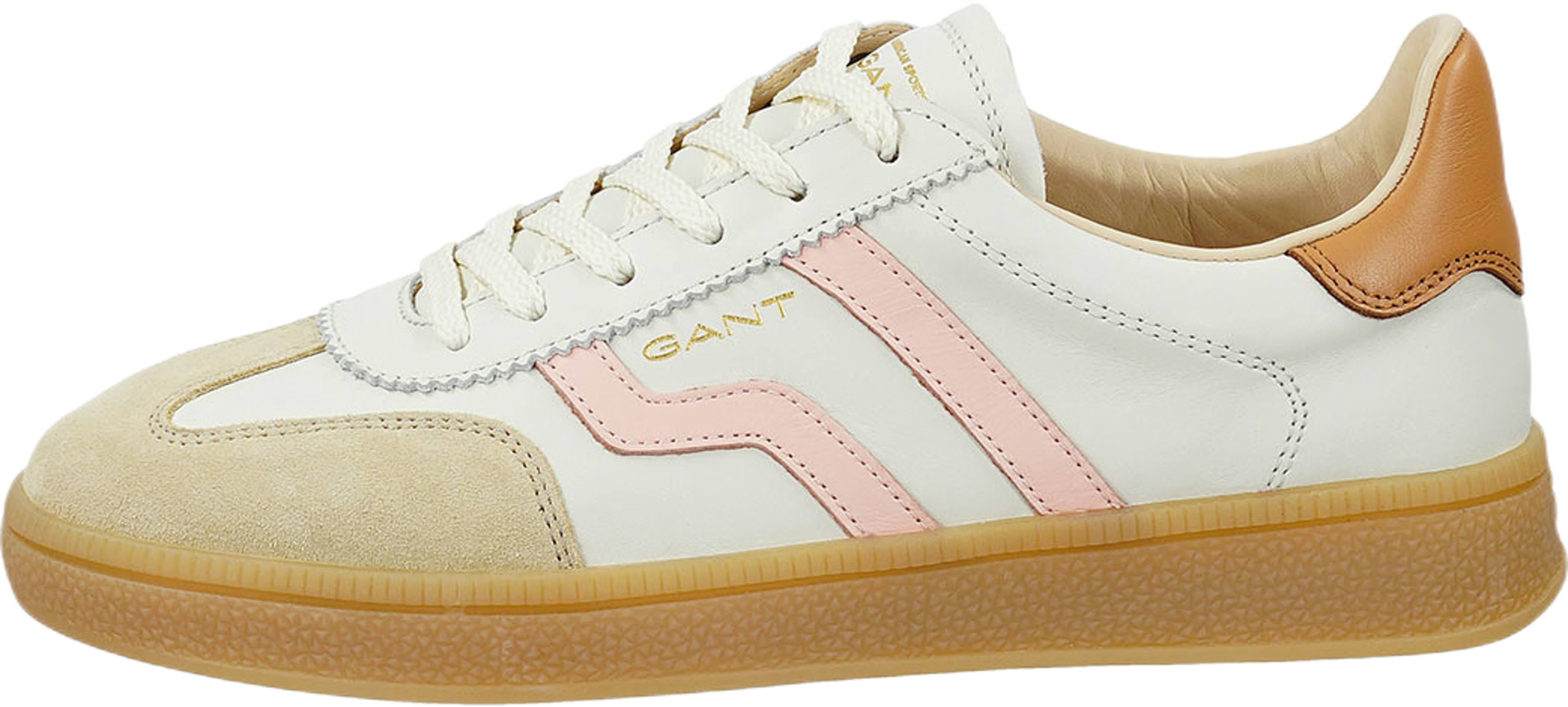Cuzima Sneaker, från GANT, i färgen Off White/Peachpink. Klicka för att öppna bilden i stort format