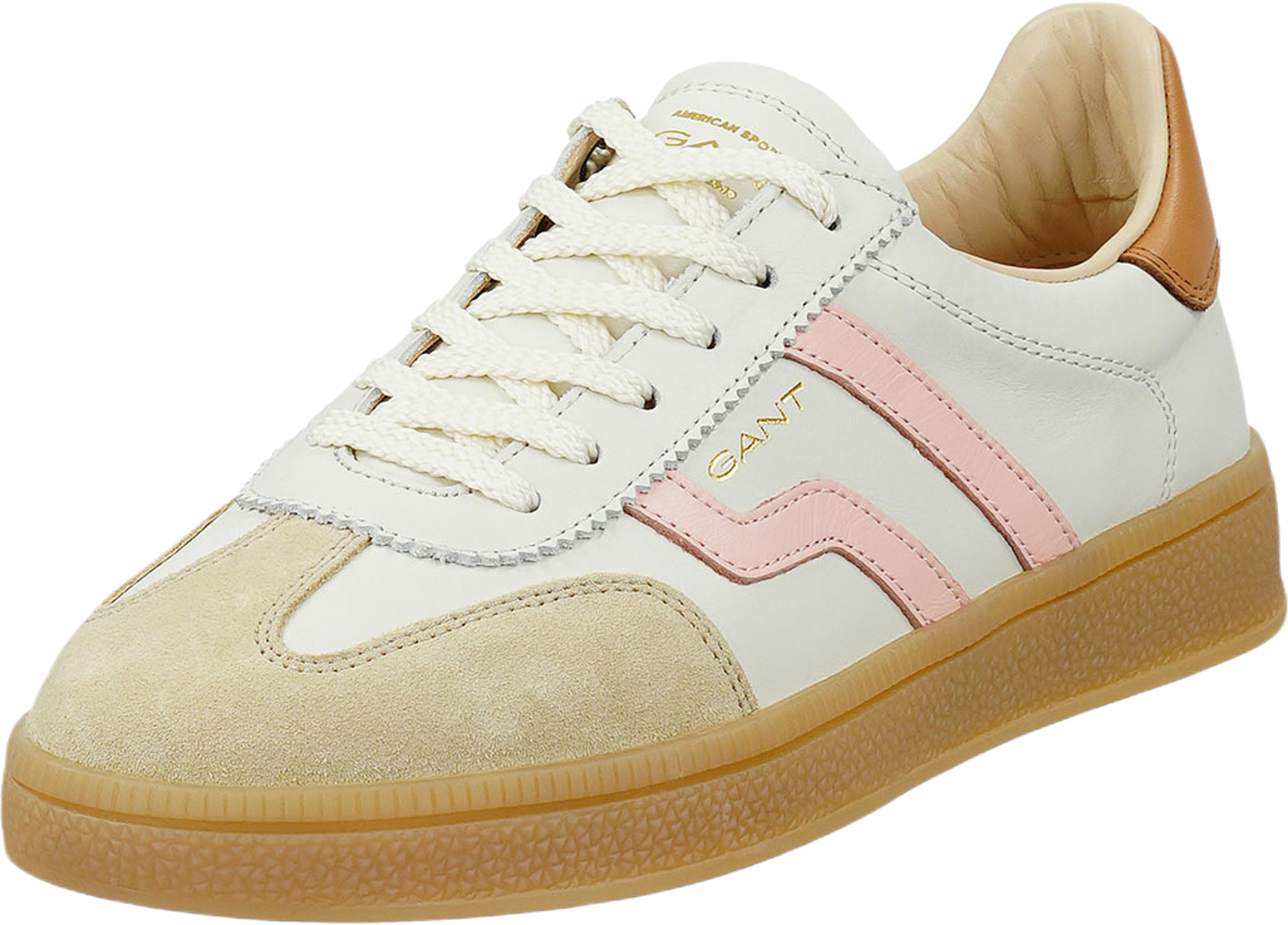Cuzima Sneaker, från GANT, i färgen Off White/Peachpink. Klicka för att öppna bilden i stort format