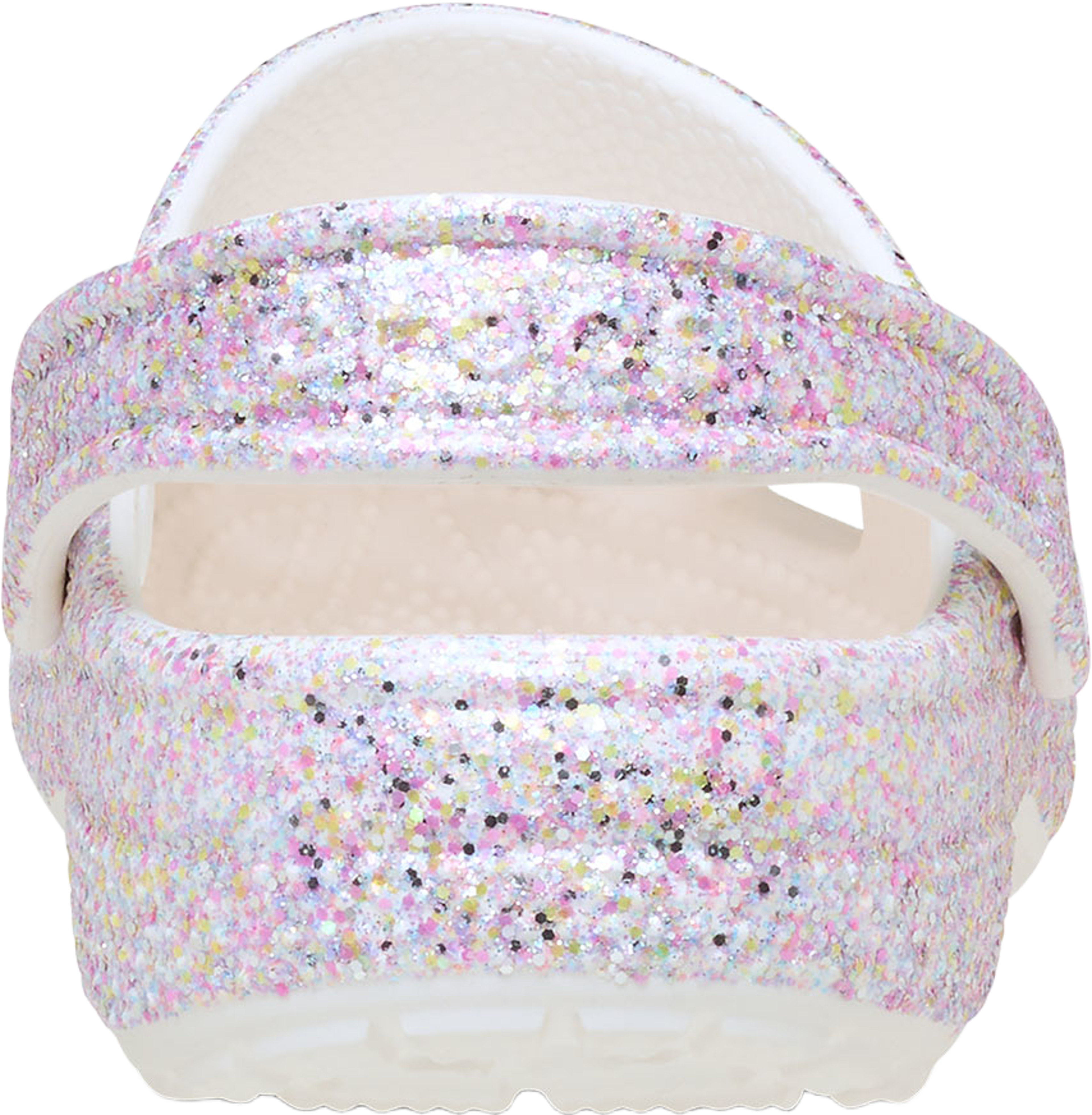 Classic Fantasy Glitter Clog Kids, från Crocs, i färgen White (fantasy). Klicka för att öppna bilden i stort format